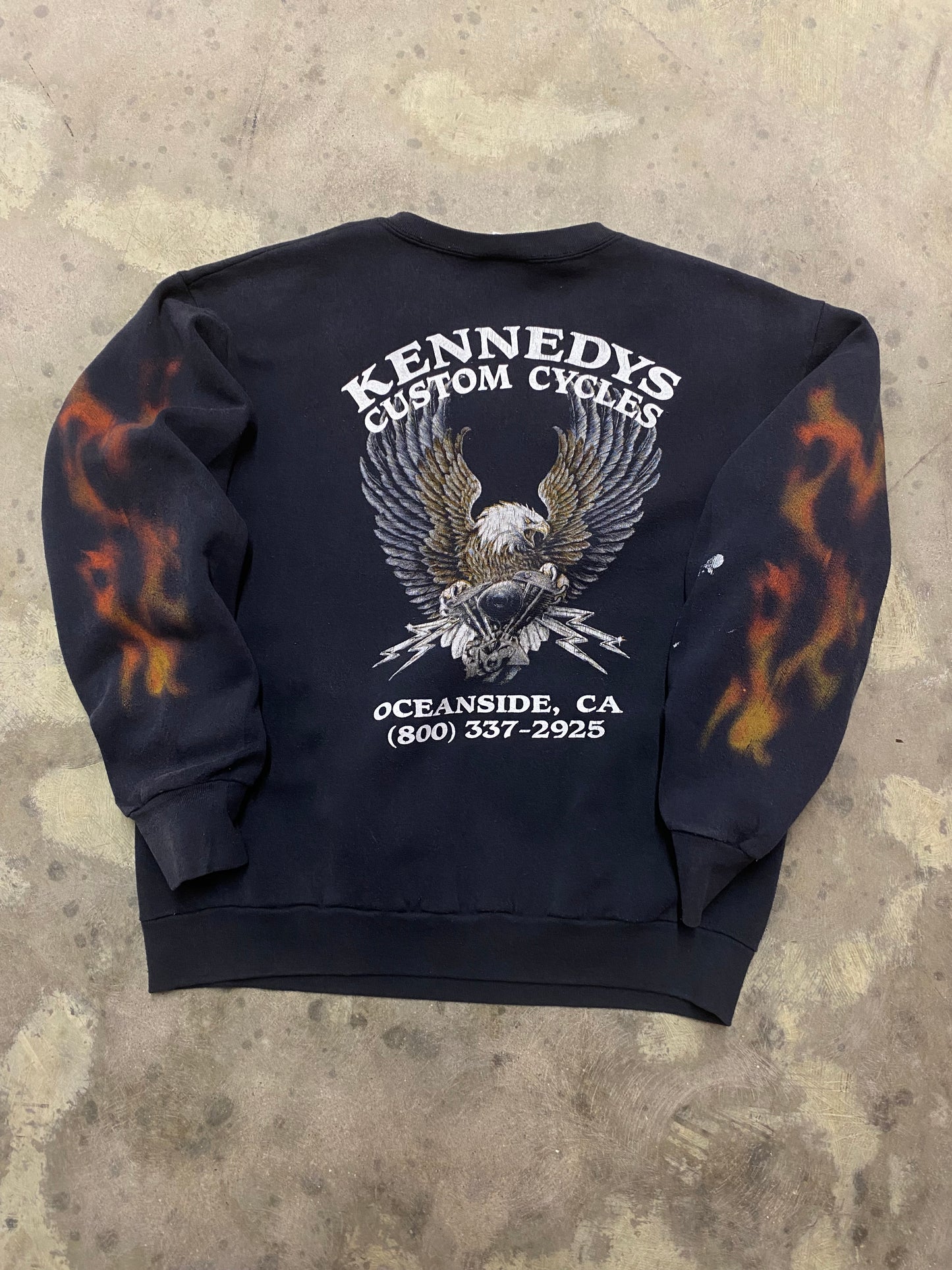 Vintage Knucklehead Flame sweatshirt size extra large