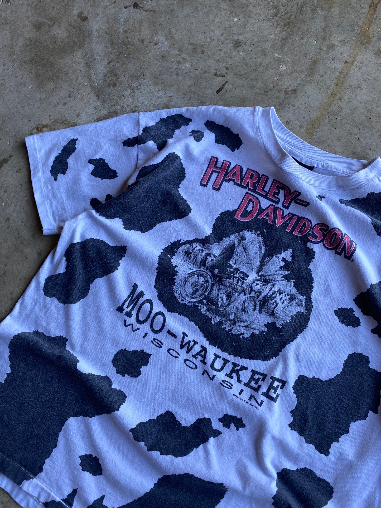 Vintage Harley Davidson Moo-Waukee shirt extra large