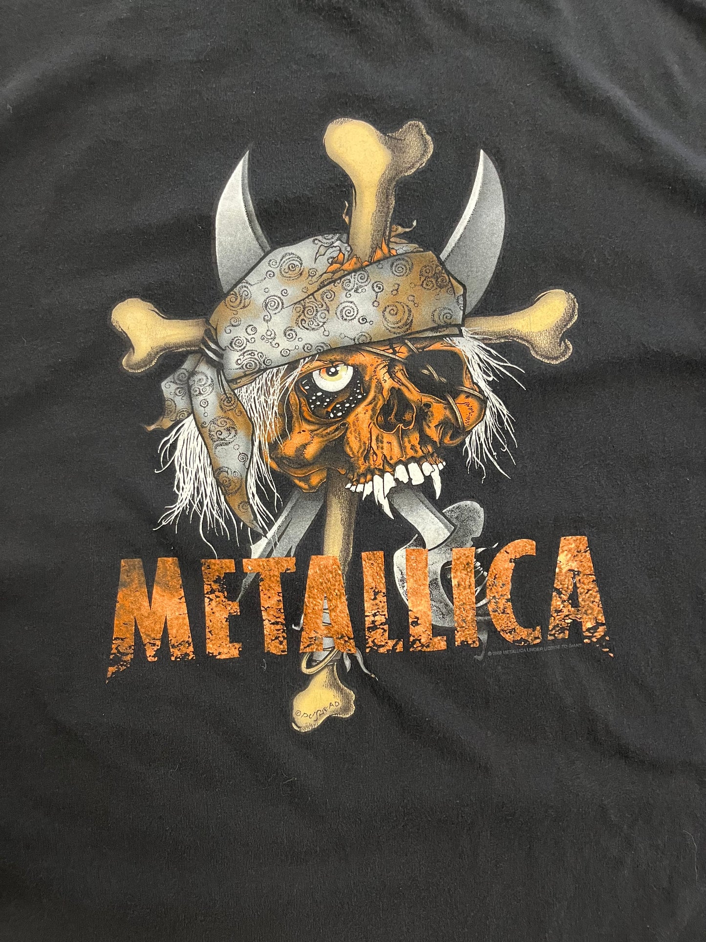 Vintage Metallica Pushead shirt size XXL