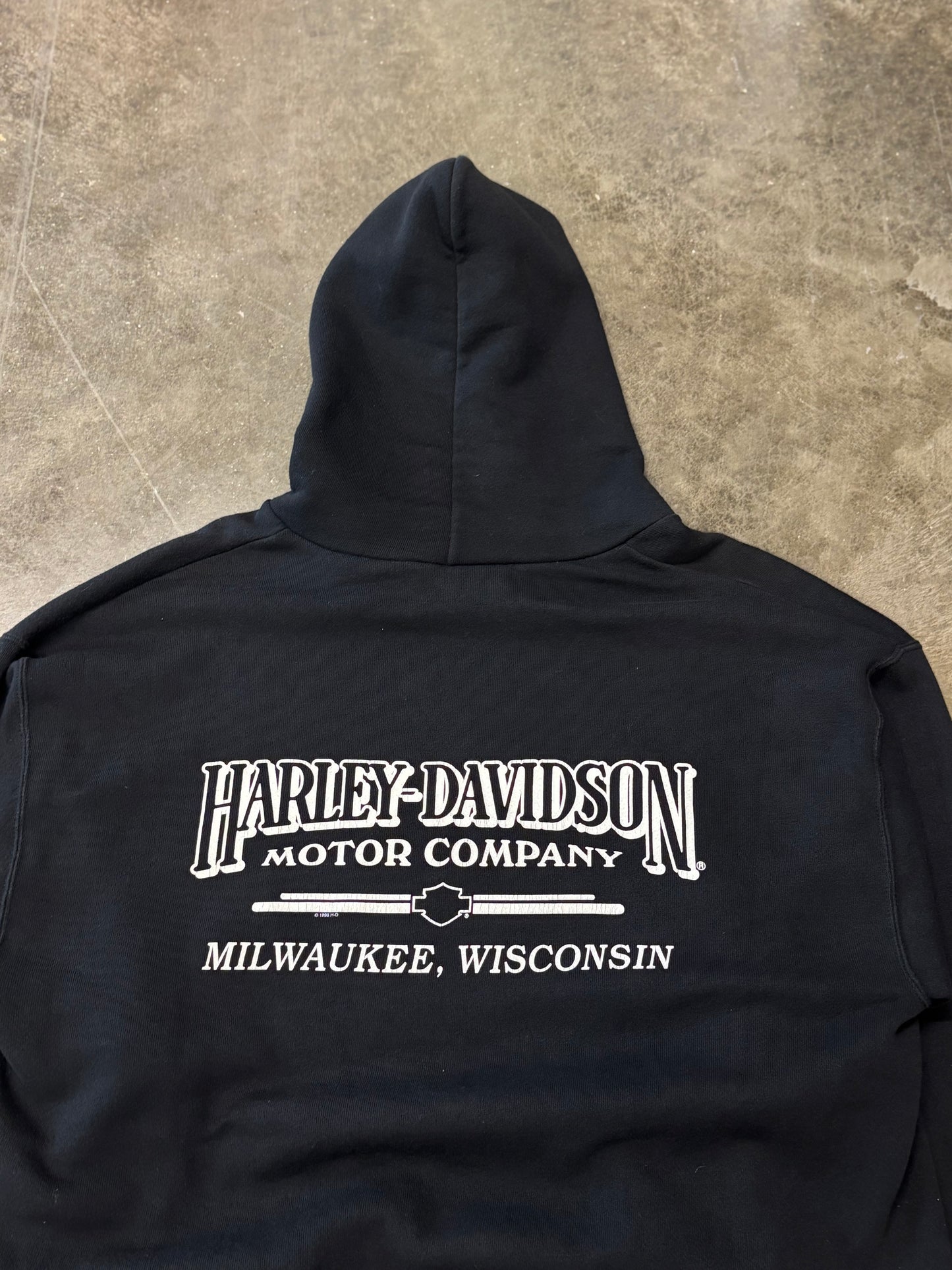 Vintage Harley Davidson Feel the heat hoodie size XL