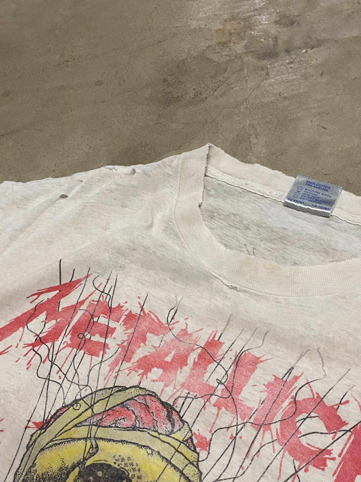 Vintage Metallica Pushead One shirt Size XL Thrashed