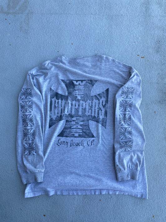 Vintage Distressed West Coast Choppers Long sleeve size XXL