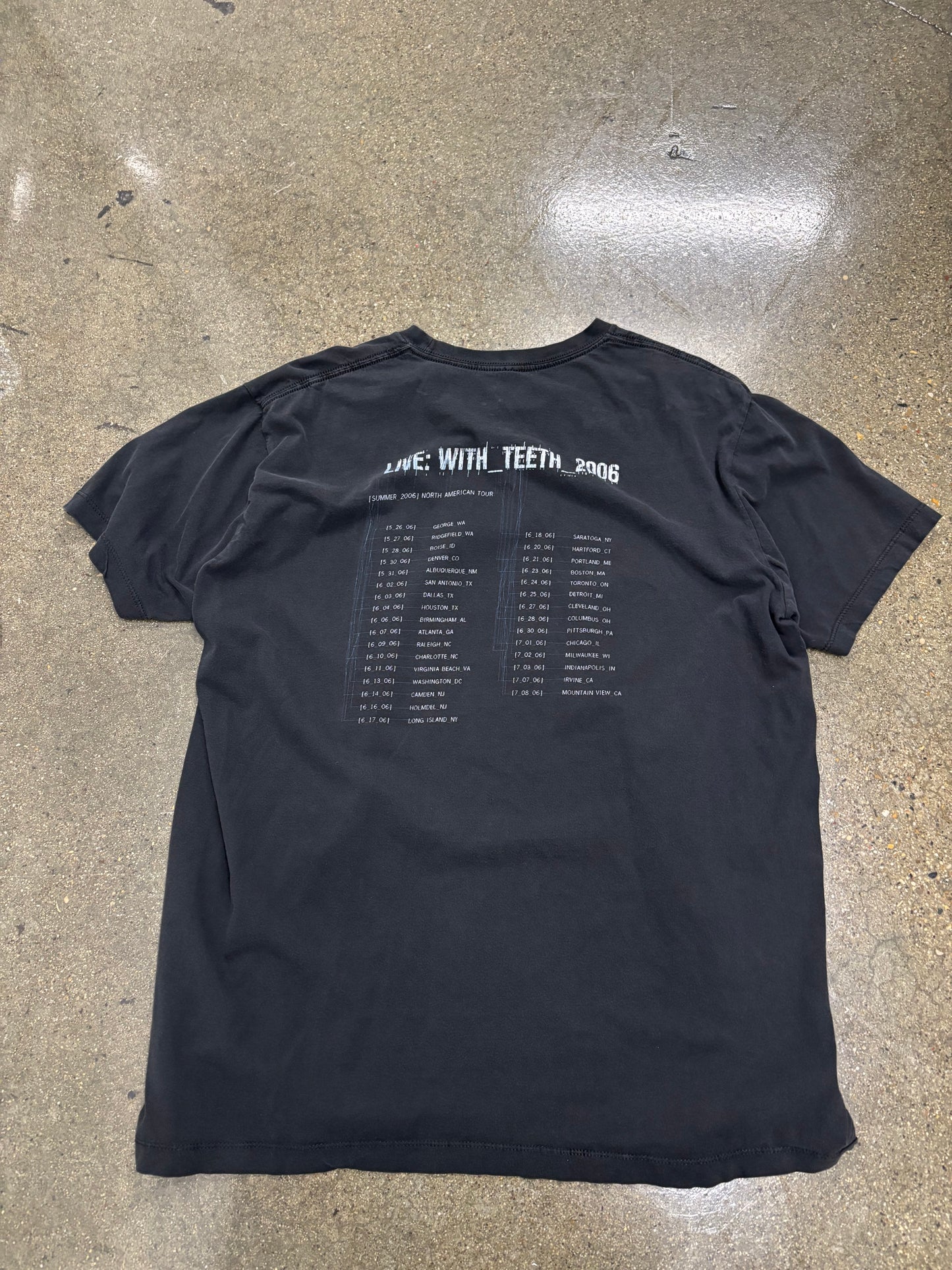Vintage 2006 Nine inch nails shirt size xl