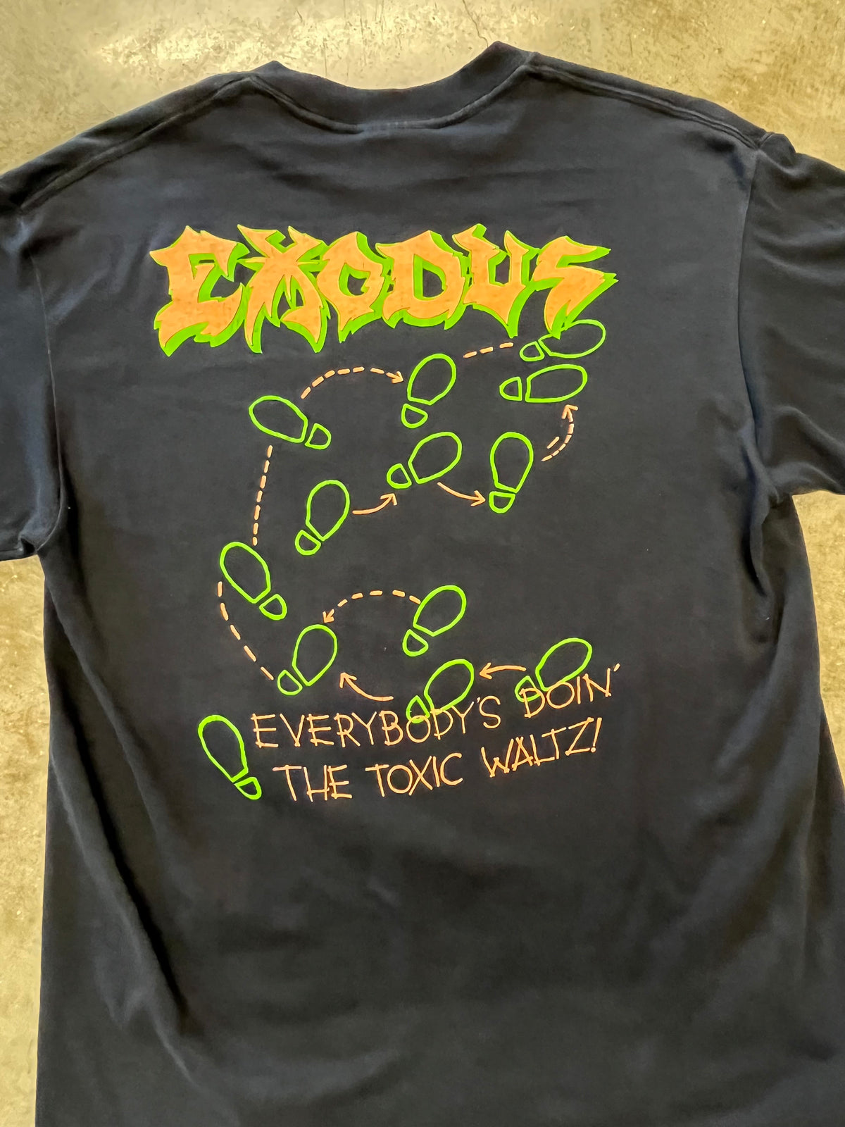 Vintage 80’s Exodus Waltz it up shirt size large