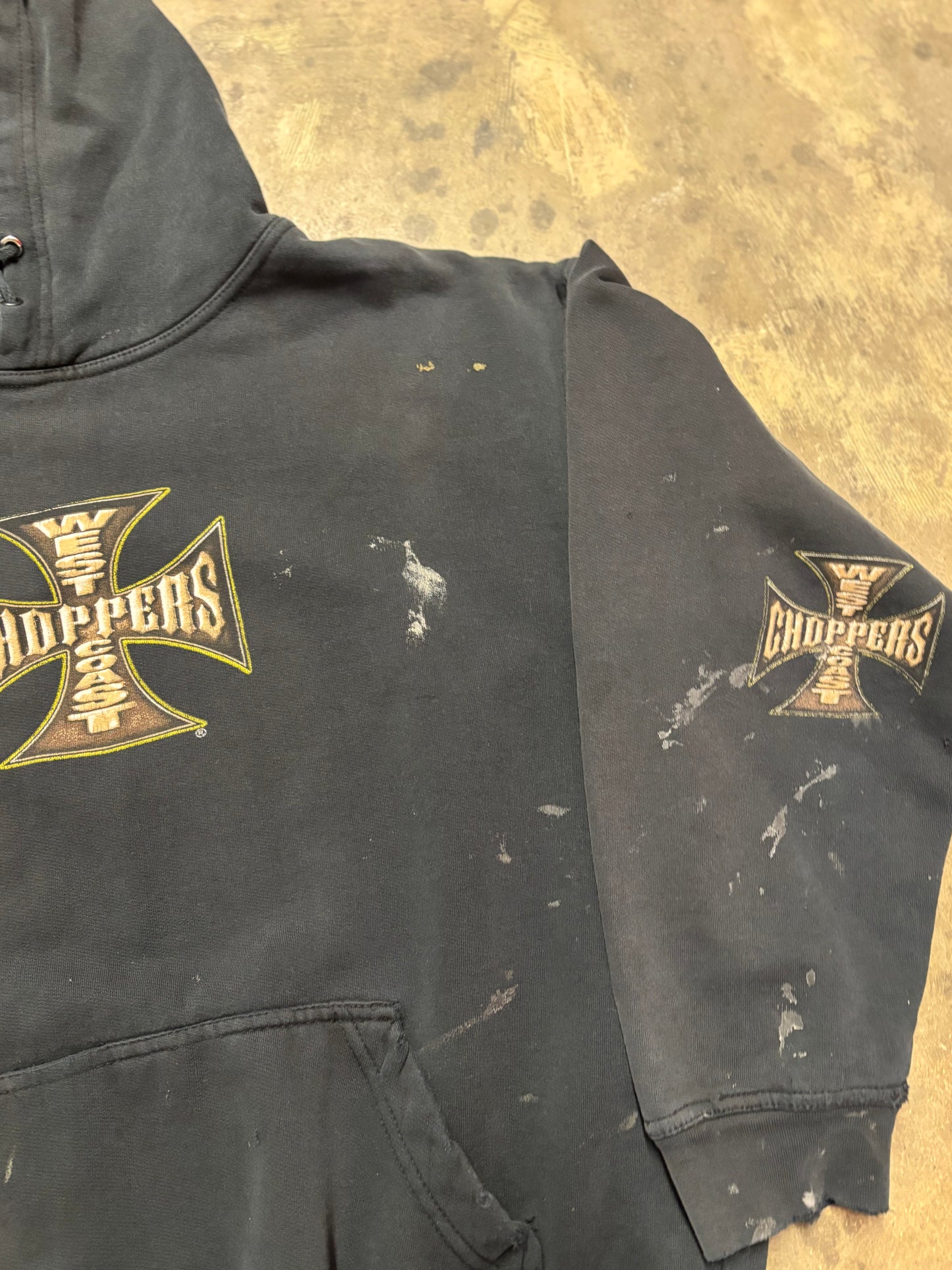 Vintage West Coast Choppers Bronze hoodie size XL