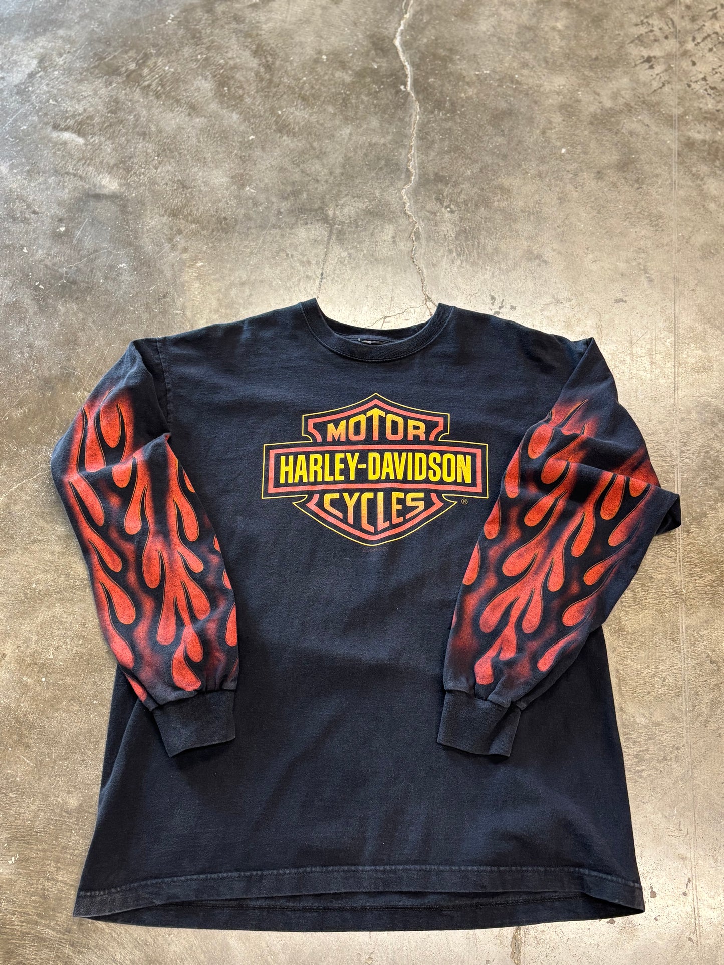 Vintage Harley Davidson inferno long sleeve size xl