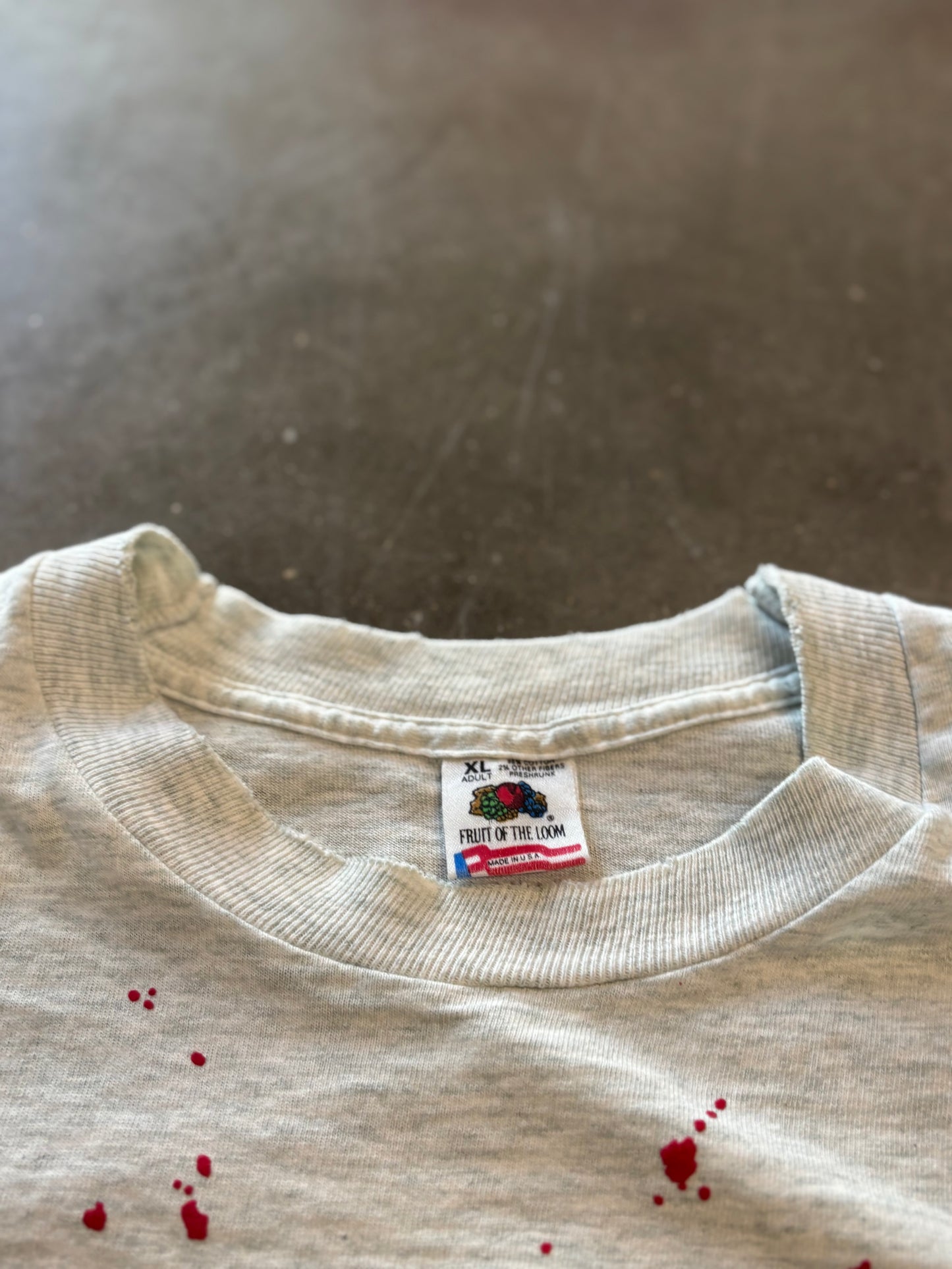 Vintage Smiley Face headshot shirt size xl