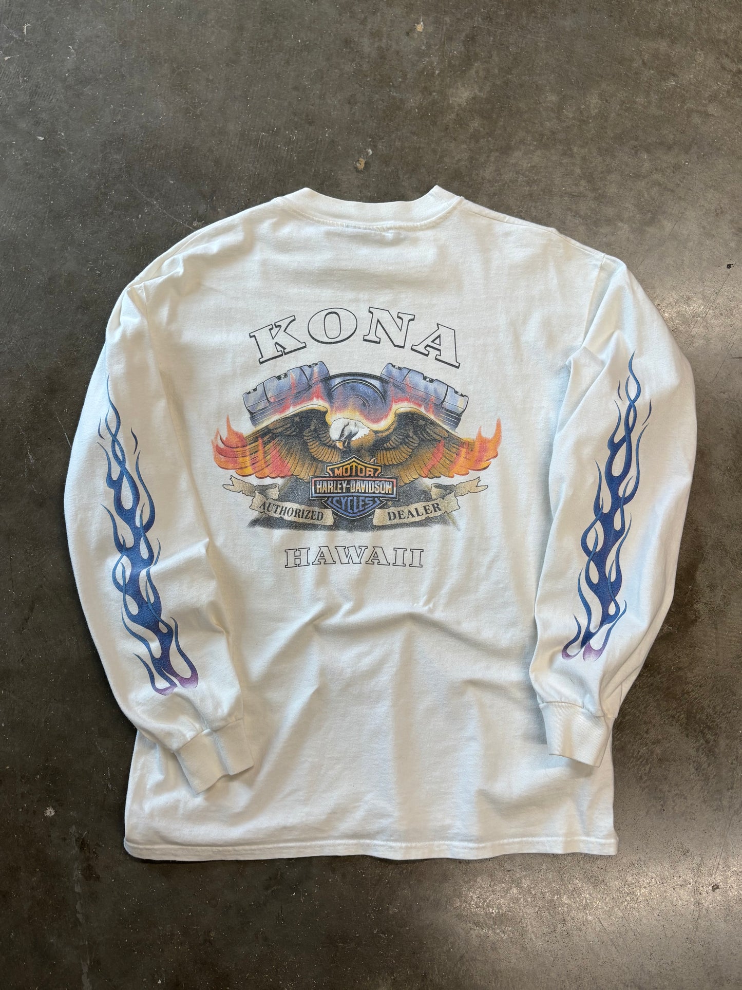 Vintage Harley Davidson feel the heat long sleeve size large