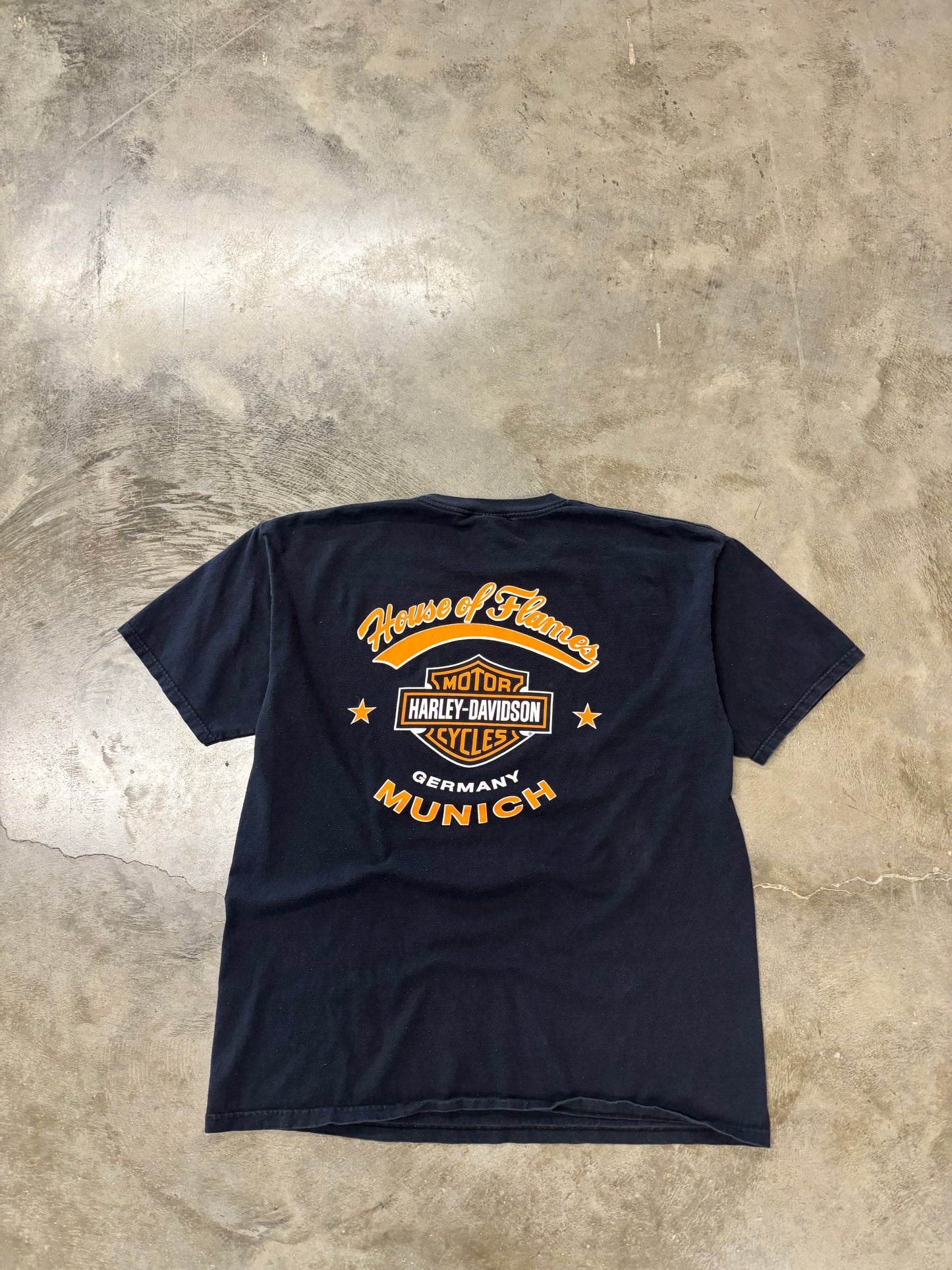 Vintage Harley Davidson Pin Up Girl shirt size xl
