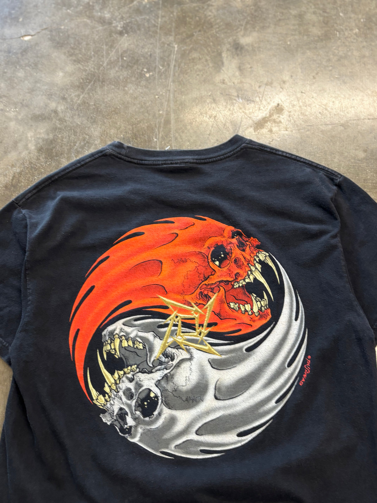 Vintage Metallica Pushead shirt size large