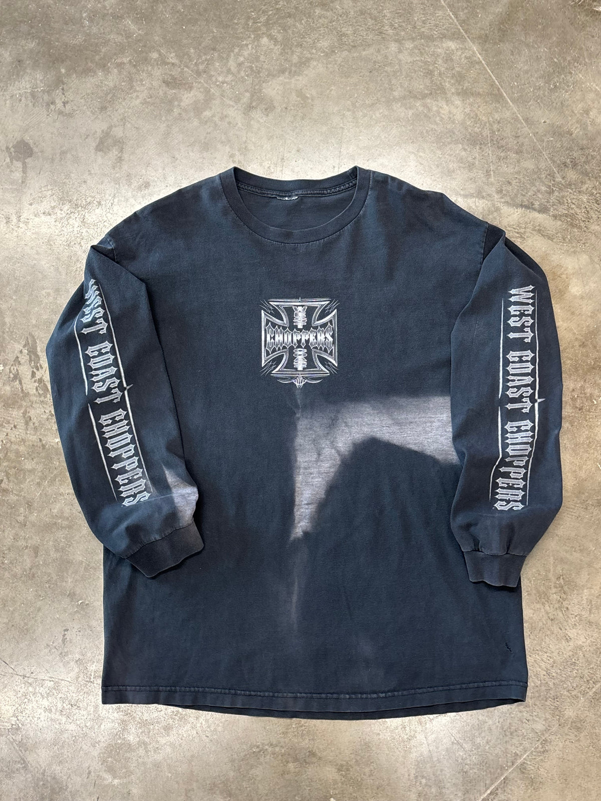 Vintage WCC faded out chrome long sleeve size large