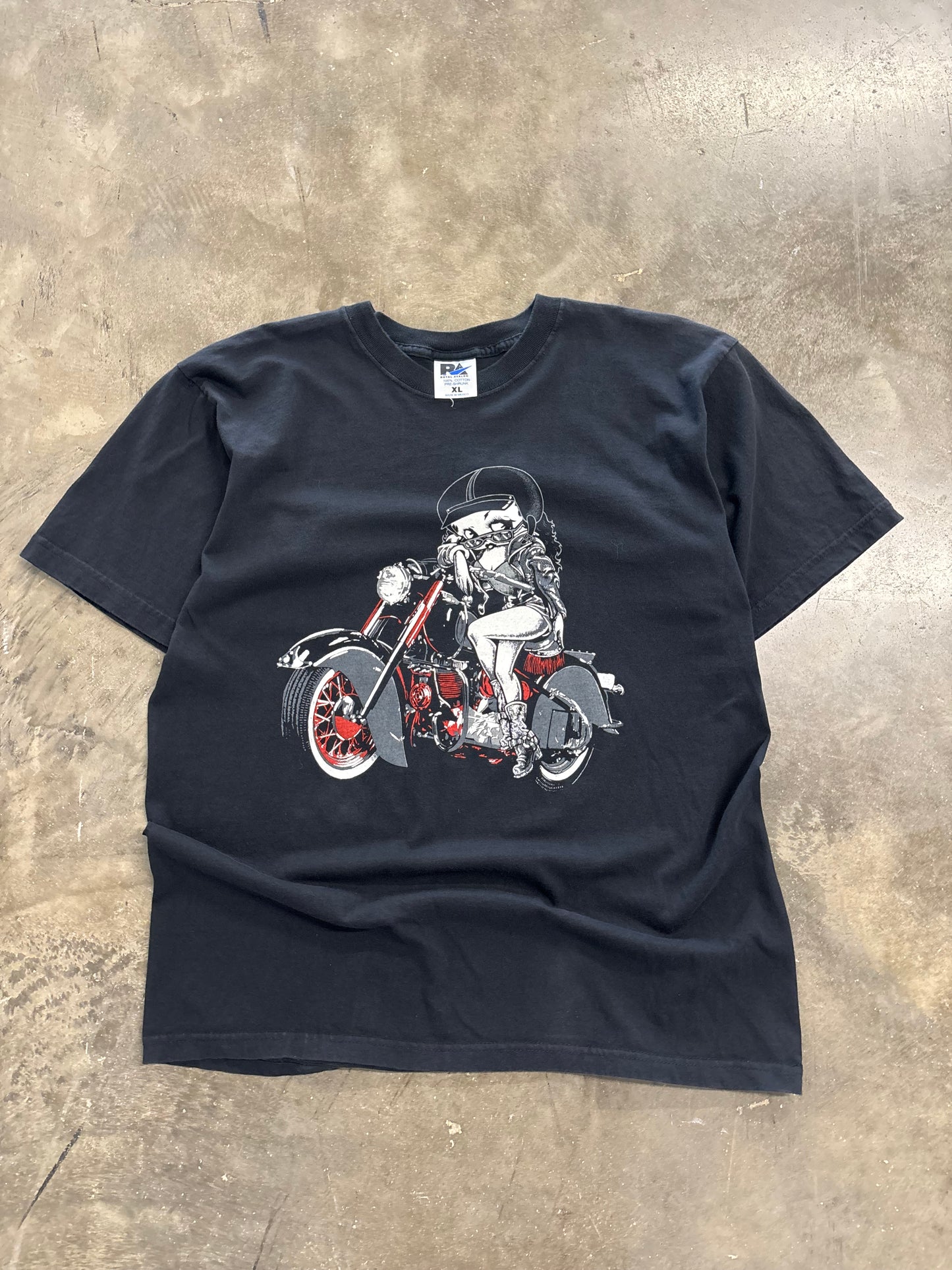 Vintage Biker Betty Boop shirt size xl