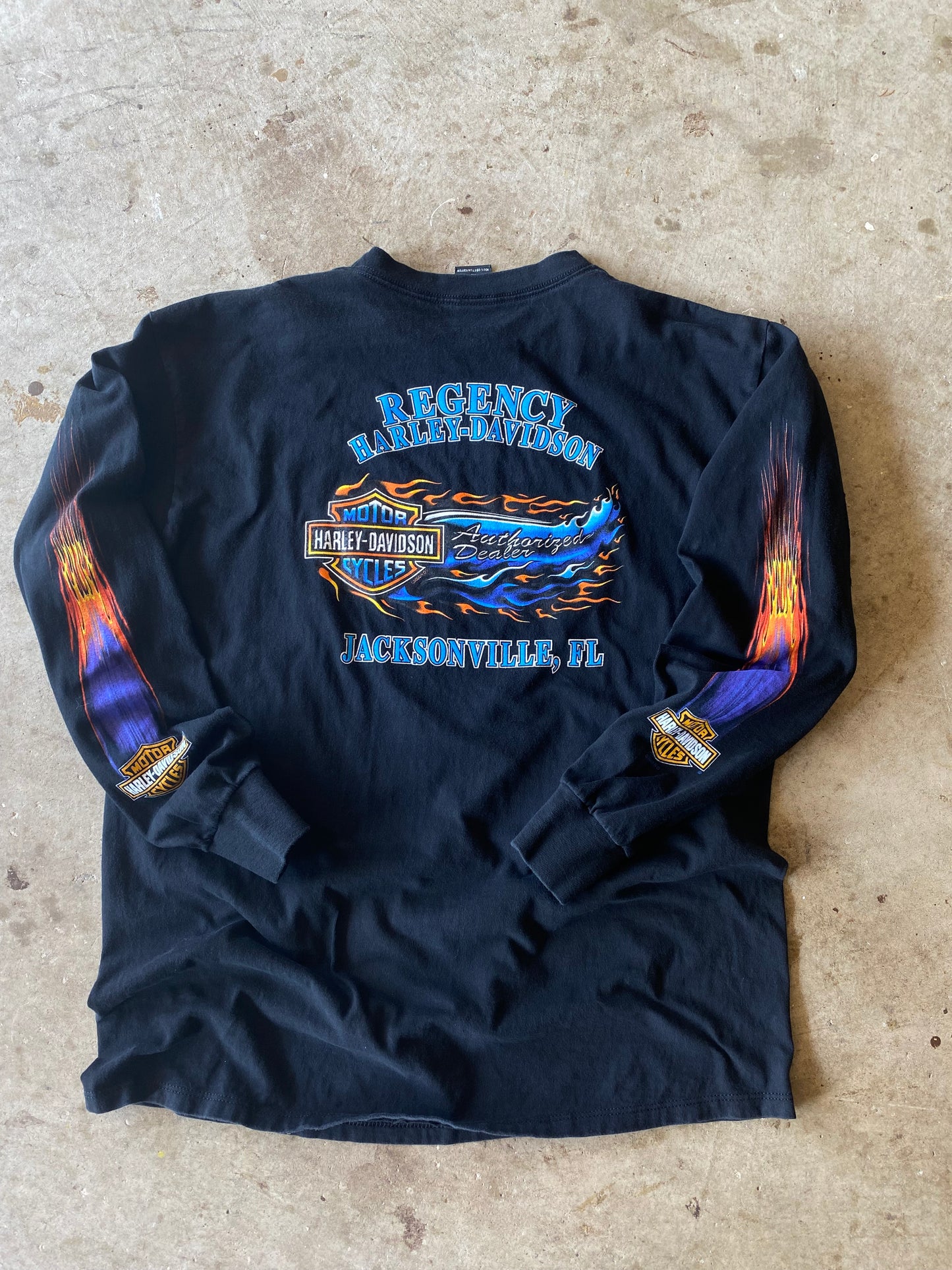 Vintage Harley Davidson Soaring Purple Eagle Size Extra Large