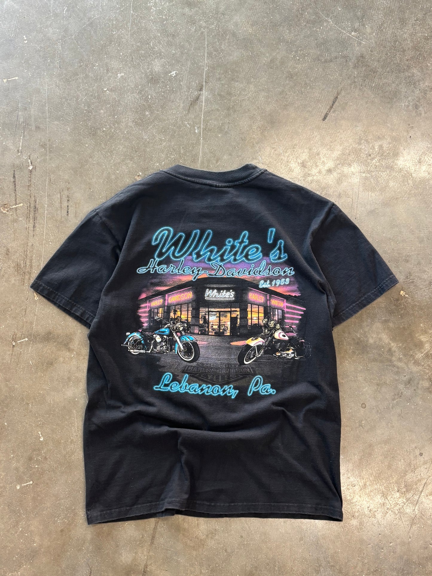 Vintage Harley Flaming screaming eagle shirt size medium