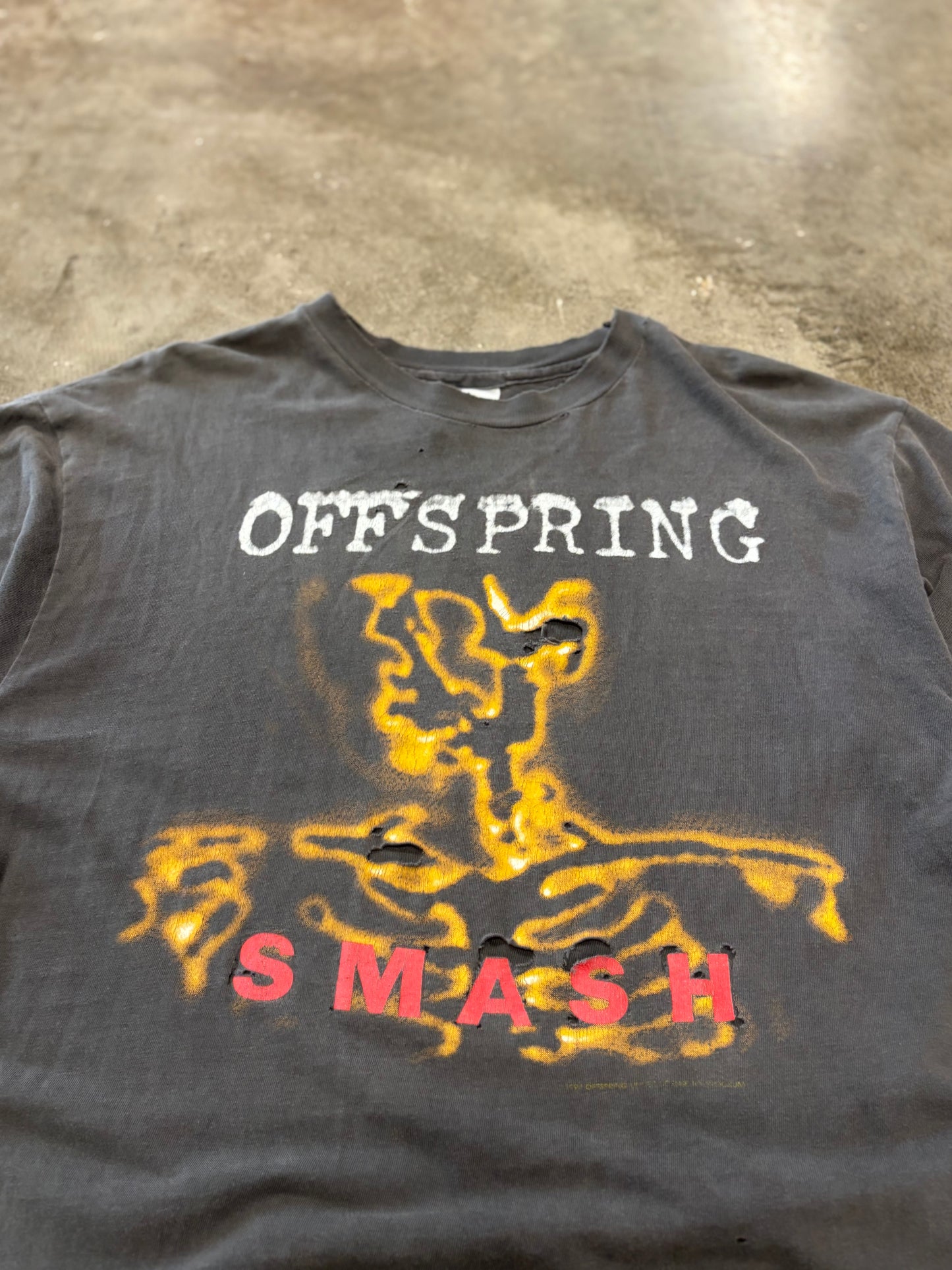 Vintage The Offspring smash shirt size xl smoked the fuck out
