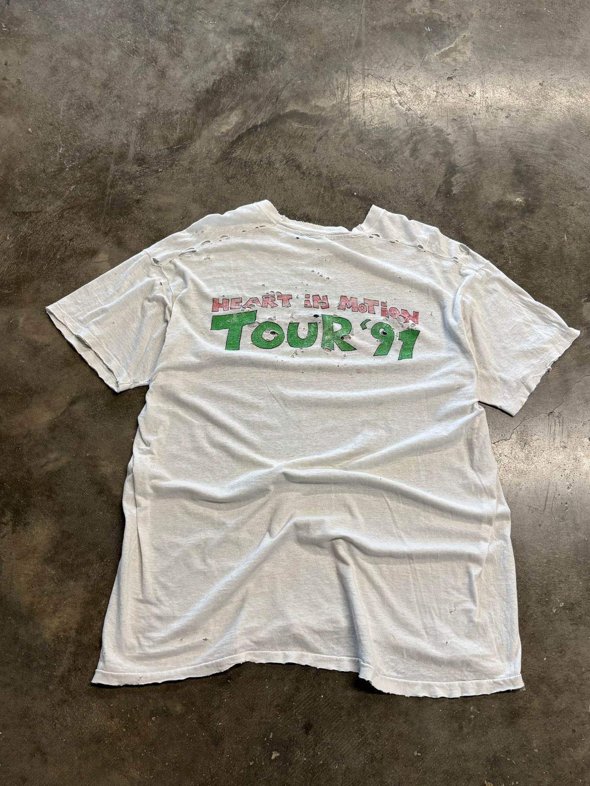 Vintage Thrashed and Distressed Amy Grant shirt size xl