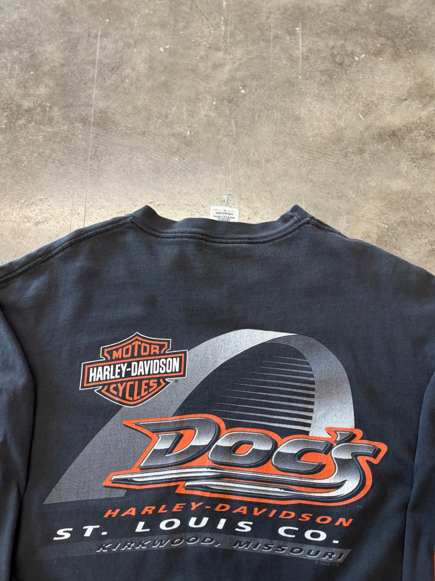 Vintage Harley Davidson claw long sleeve size large