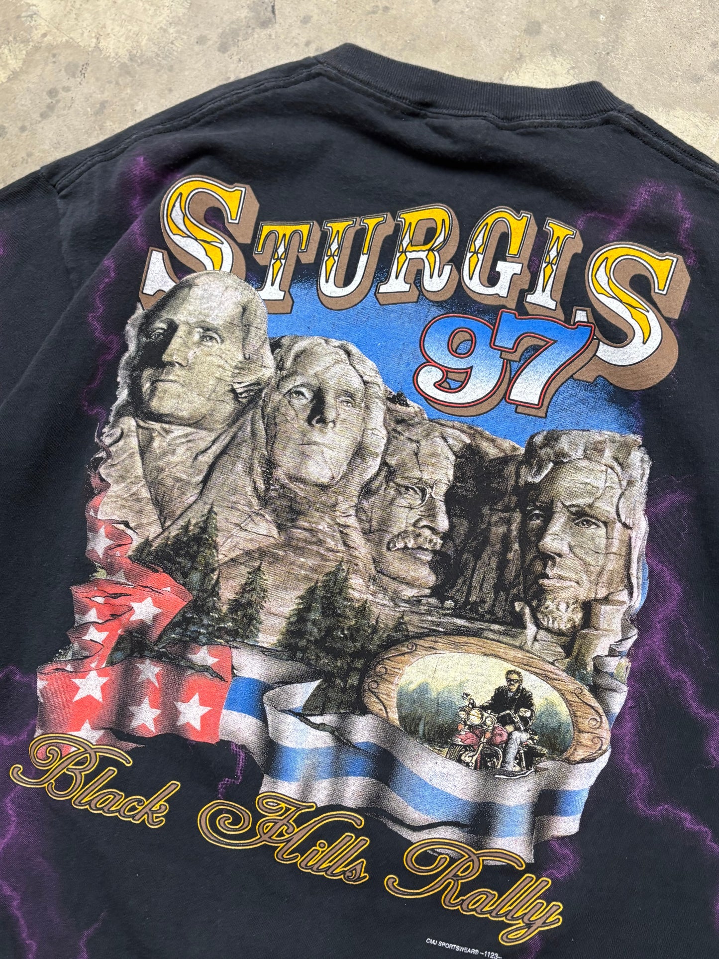 Vintage Sturgis 1997 Black Hills Rally shirt size large