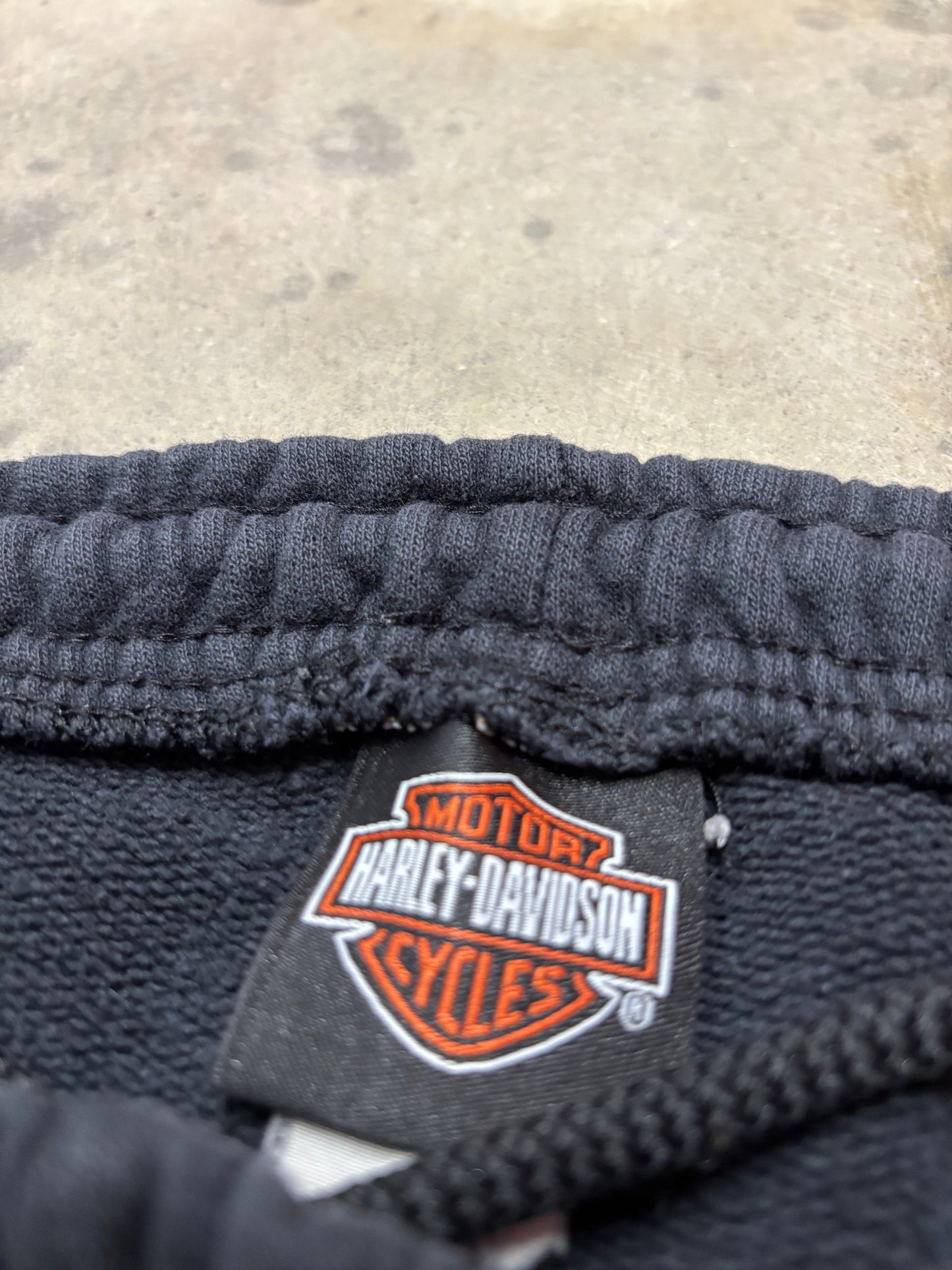 Harley Davidson Sweatpants with sleeve hits size large