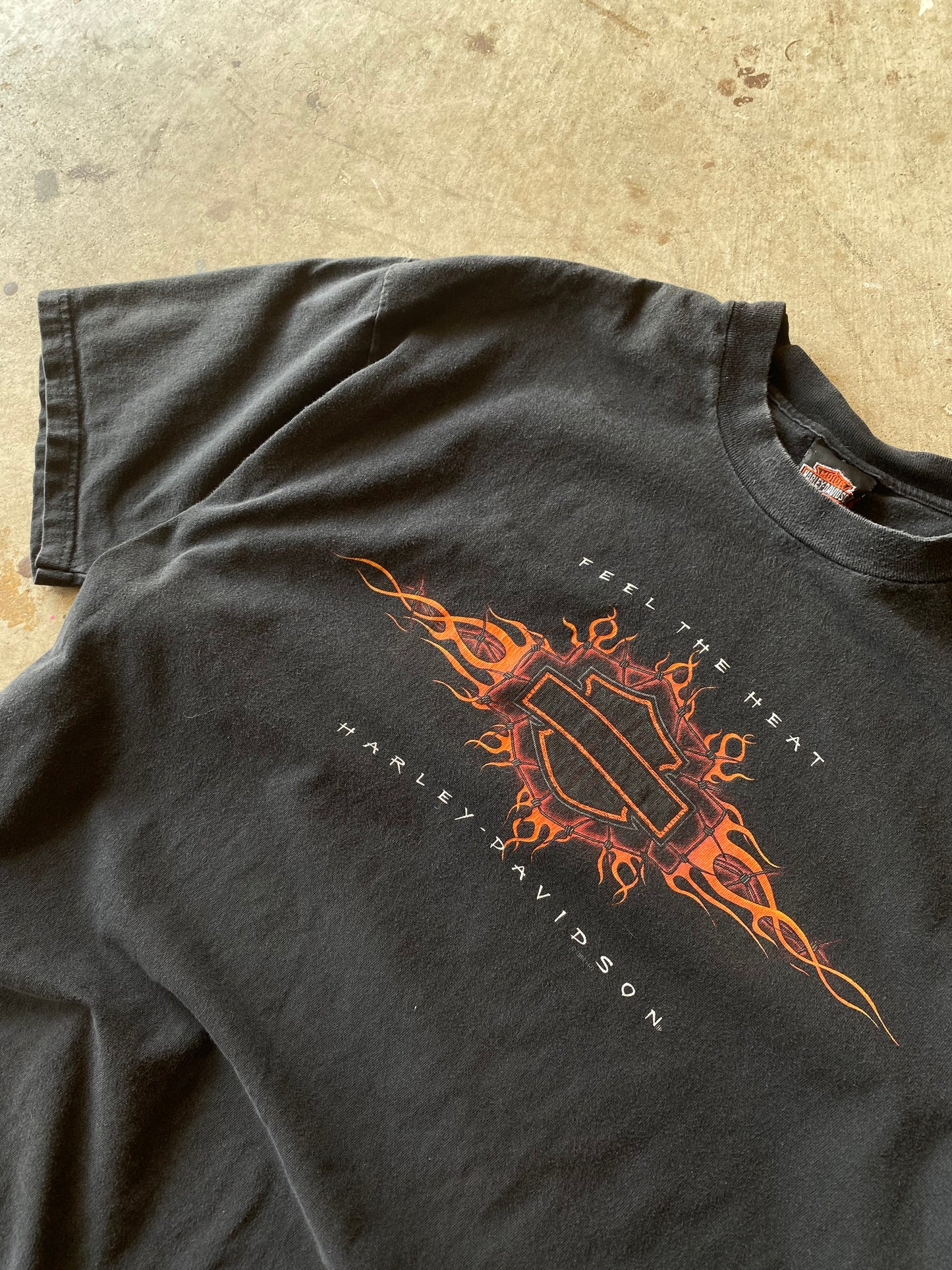 Vintage Harley Davidson Feel the heat shirt size xl