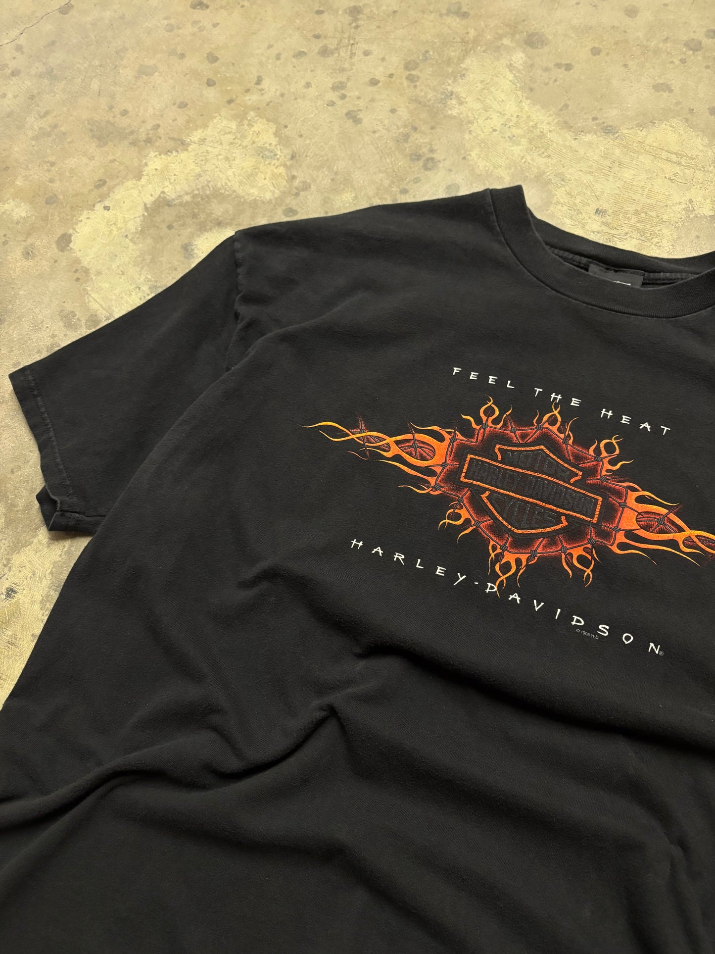 Vintage Harley Davidson Feel The Heat shirt size XXL
