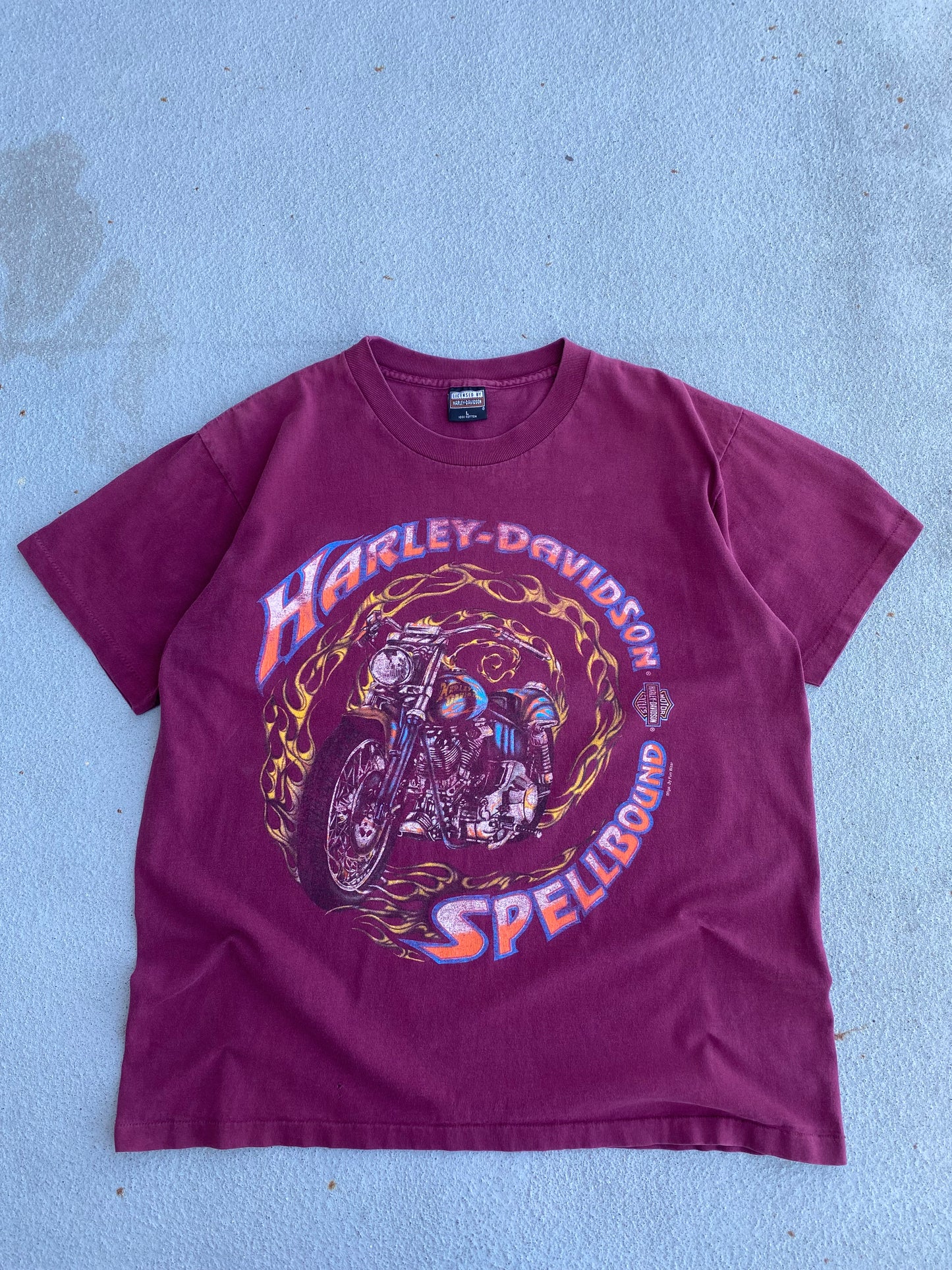Vintage Harley Davidson Spell bound shirt Size Large