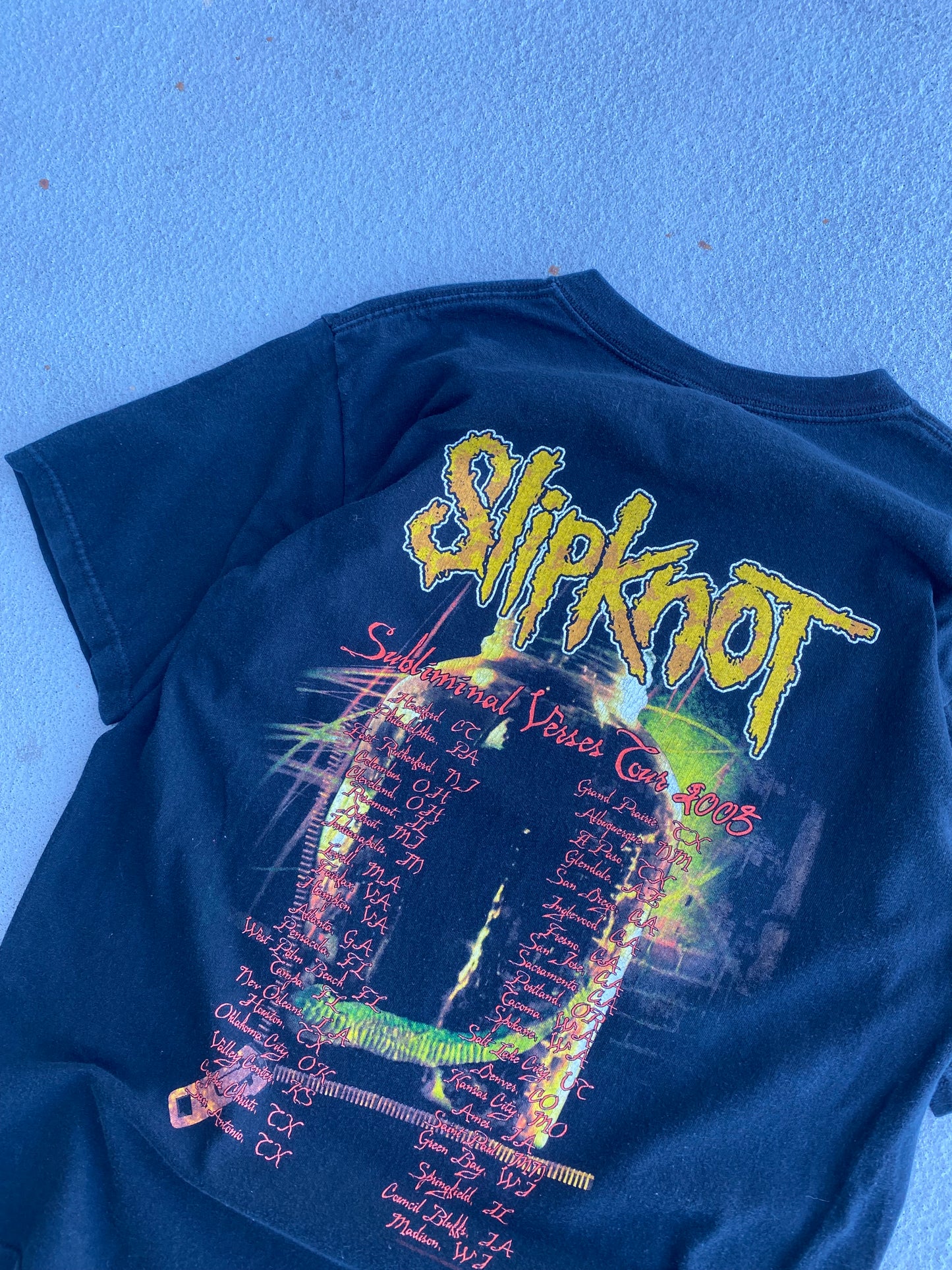 2005 Slipknot tour shirt size medium