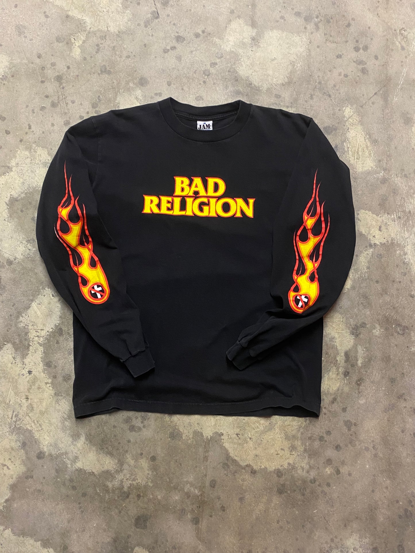 Vintage Bad Religion Flame Long sleeve size large