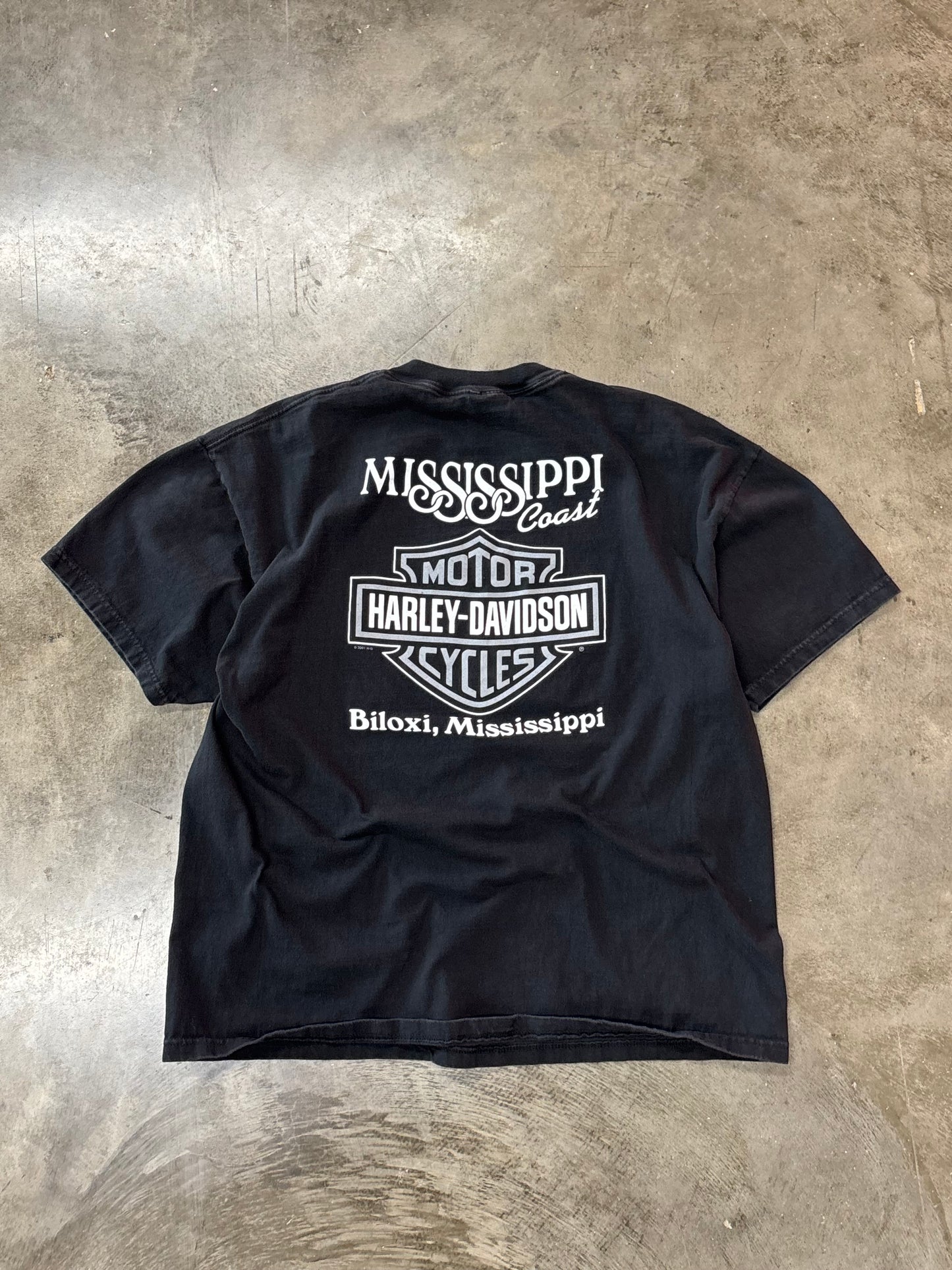 Vintage Harley Davidson rising flame shirt size xl