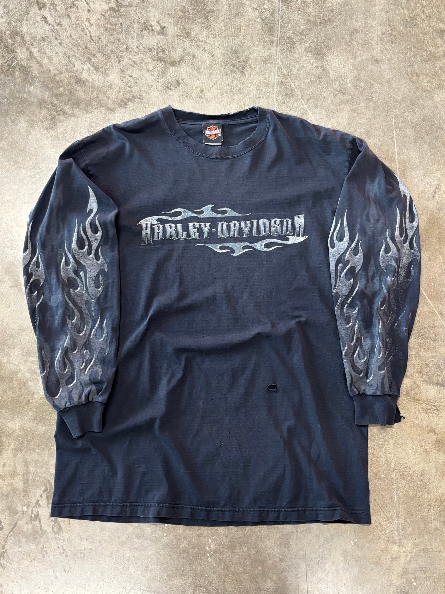 Vintage Chrome flame long sleeve size xl