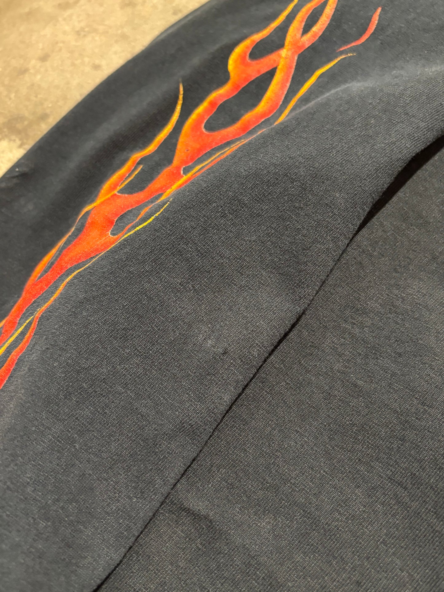 Vintage Harley Davidson Feel The Heat long sleeve shirt size XL