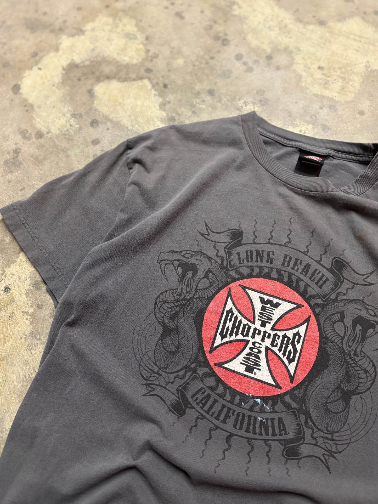 Vintage West Coast Choppers Long Beach shirt size large