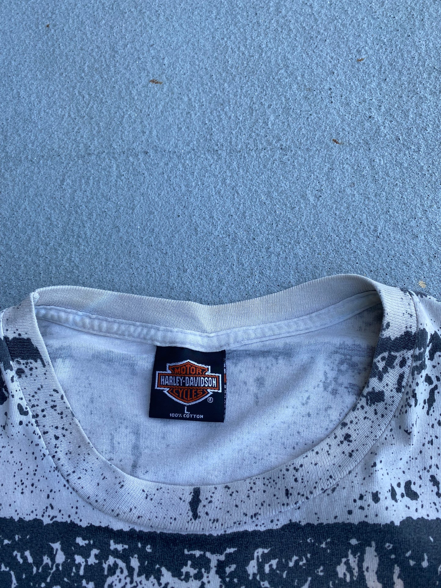 Vintage Harley Brick Dye shield logo shirt fits XL