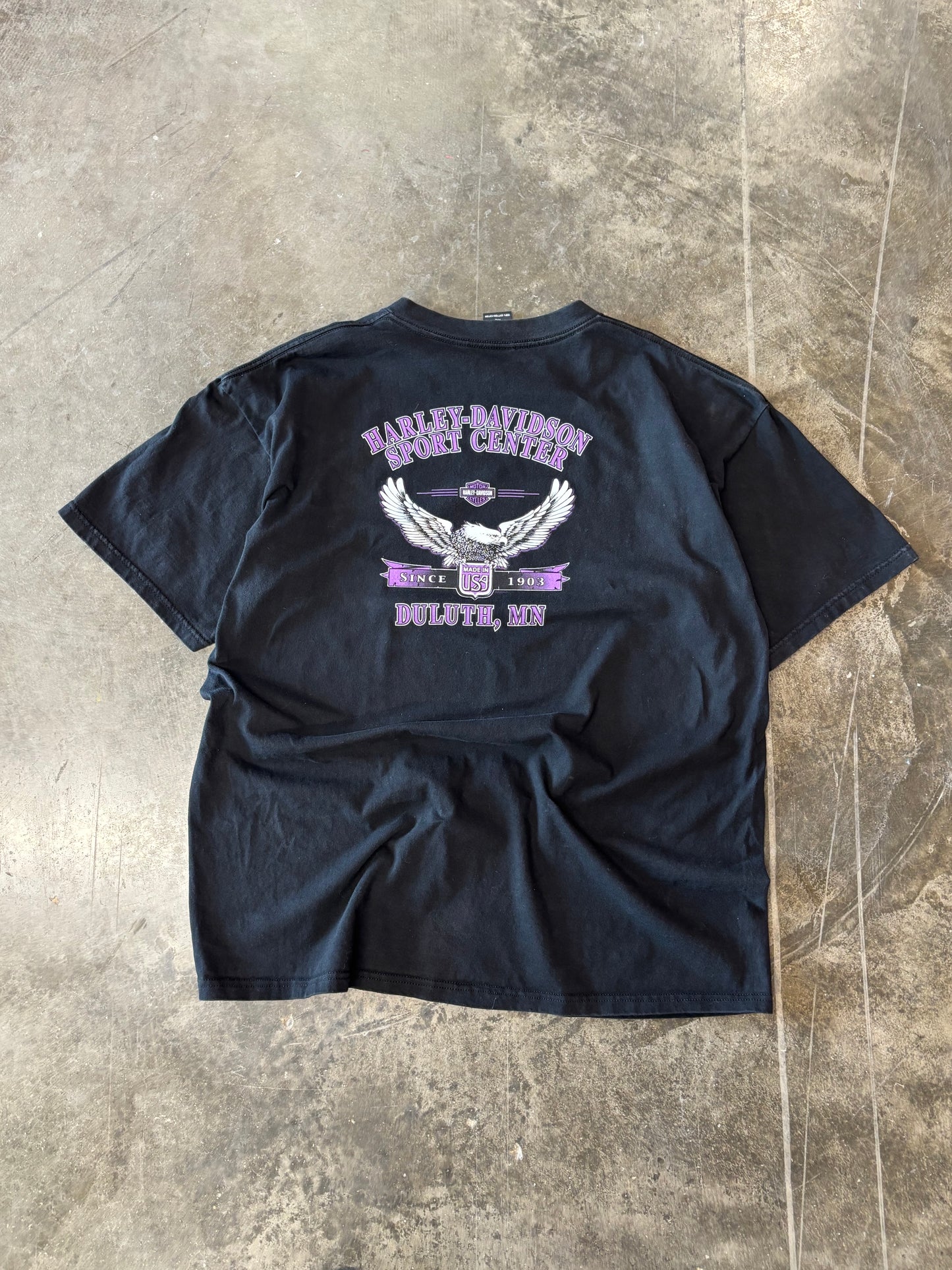 Vintage Harley Davidson purple Eagle shirt size xxl