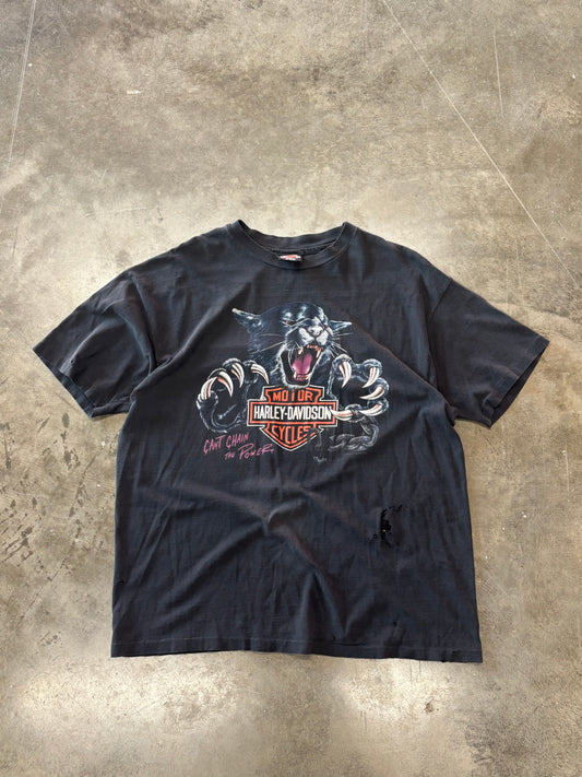 Vintage Harley Panther thrashed shirt size XL