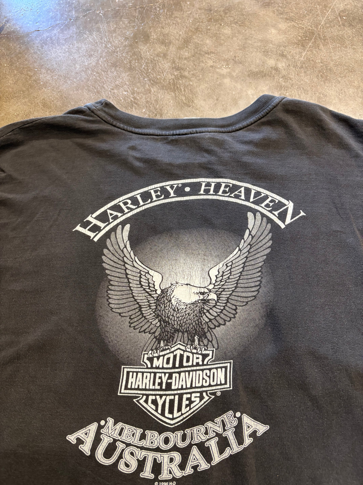 Vintage Harley Davidson Rare Australia Fader size XXL fits XL