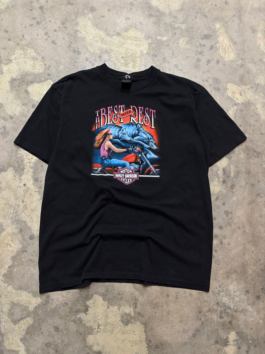 Vintage Harley Davidson wolf shirt size XL