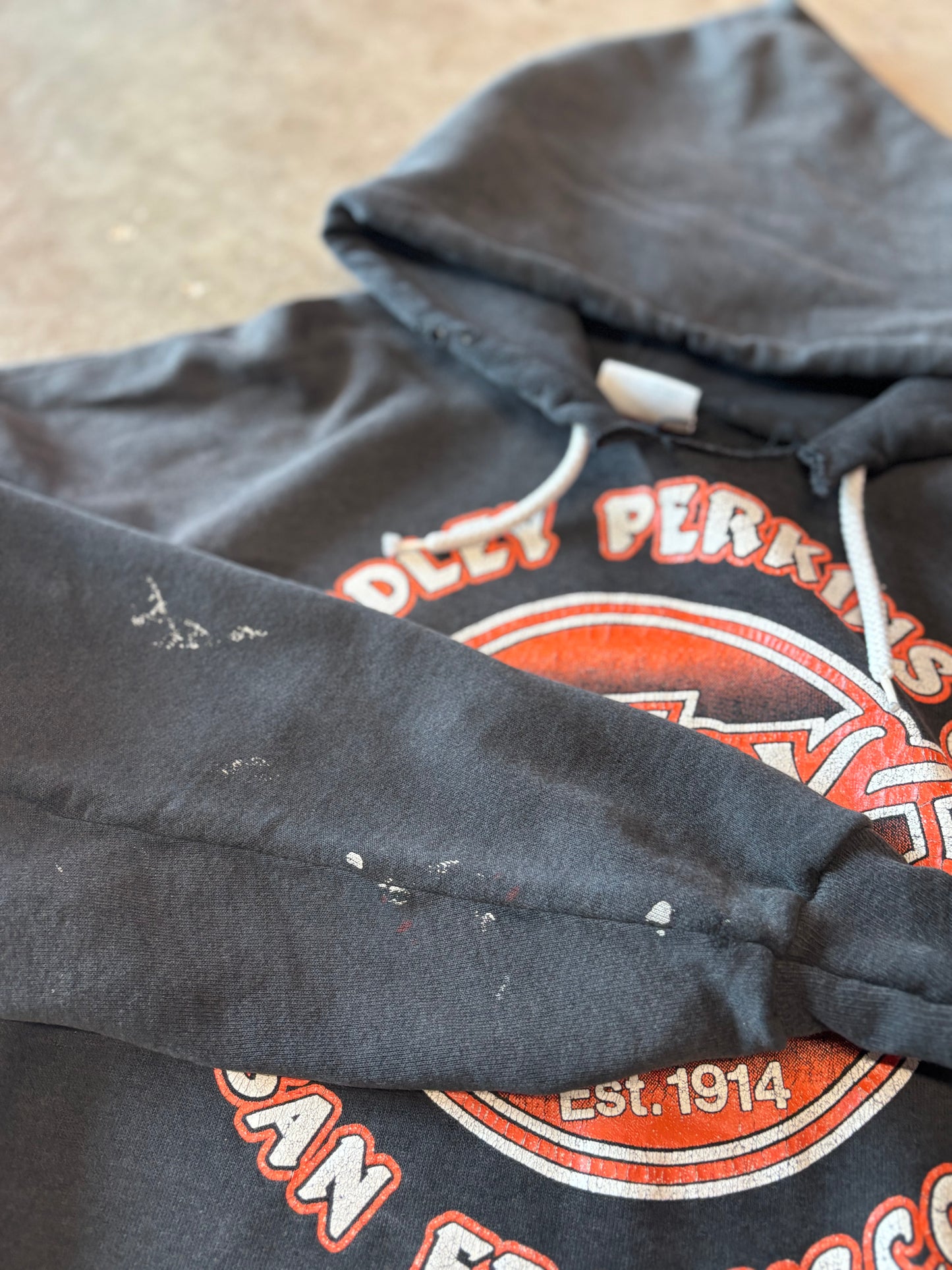 Vintage Harley Davidson Dudley Perkins Hoodie size extra large