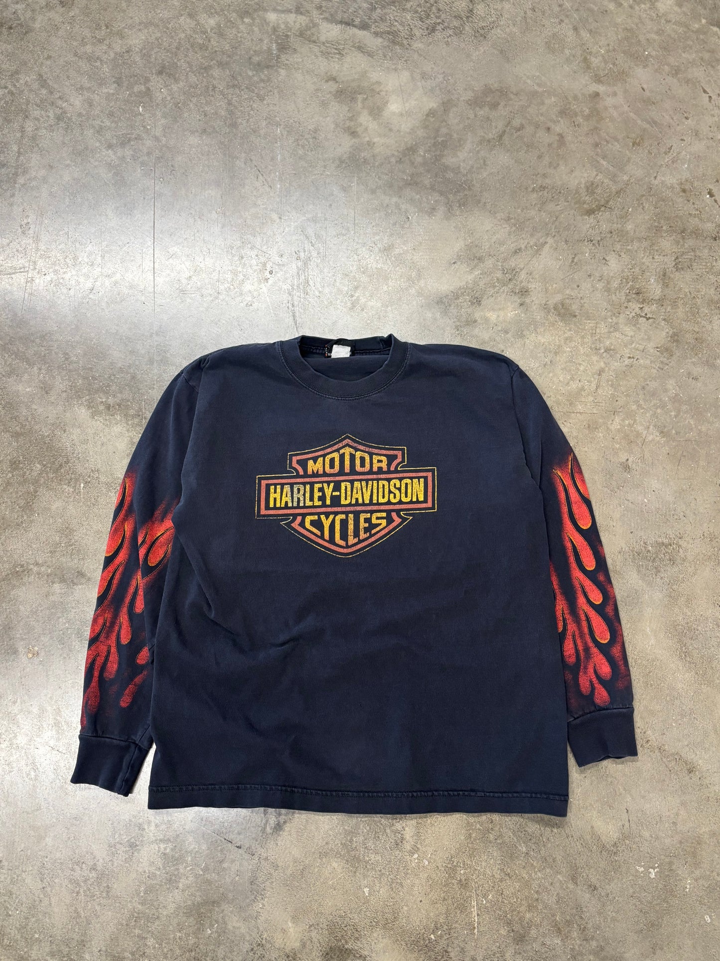 Vintage Harley Davidson Inferno Longsleeve size medium
