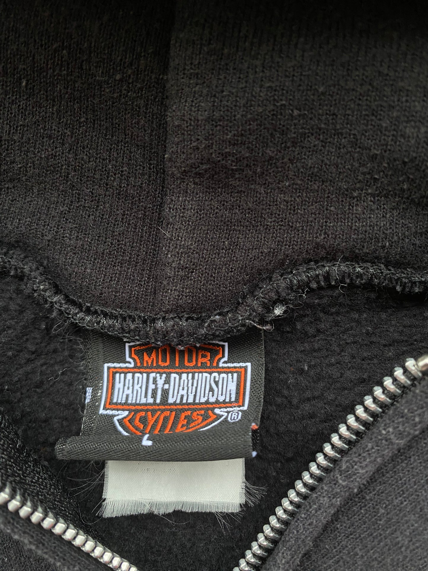 Vintage Harley Davidson Large zip up hoodie