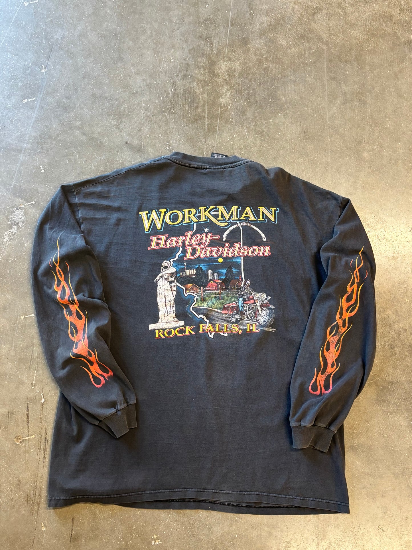 Vintage Harley Davidson Screaming Eagle long sleeve size xxl