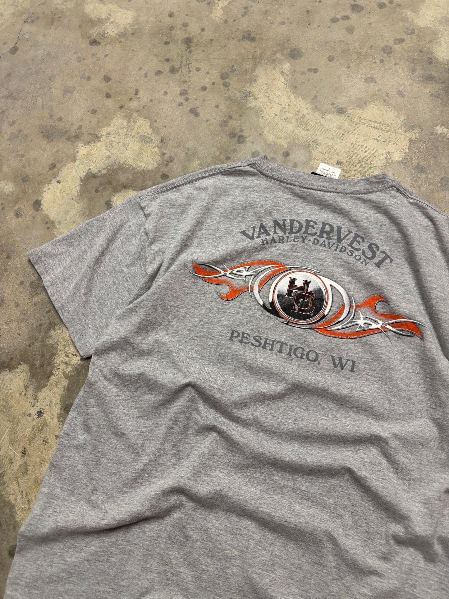 Vintage Harley Davidson boneless spiderweb shirt size large