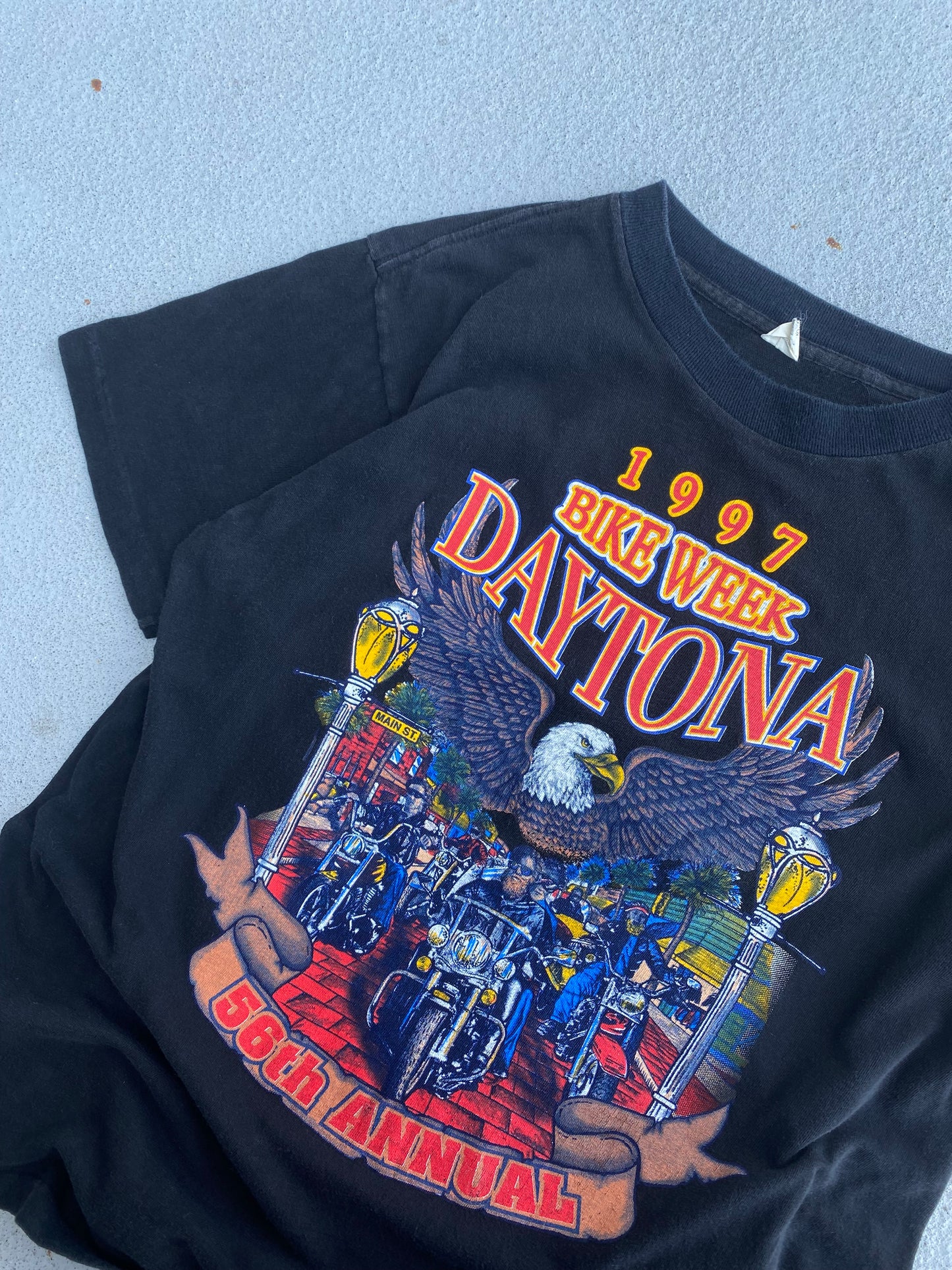 Vintage 1997 Daytona Bike week shirt Size Large