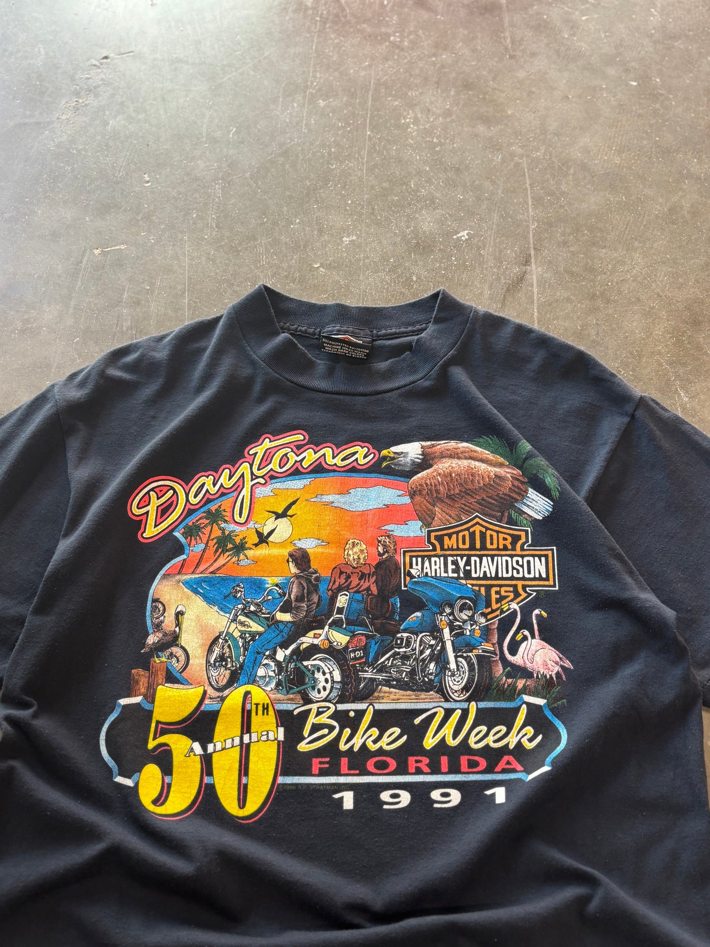 Vintage Harley Davidson Dayton bike week shirt size large