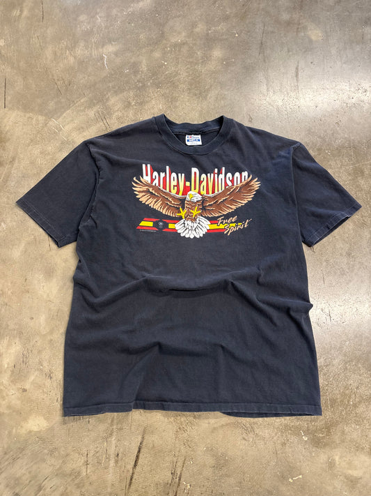 Vintage 80’s Soaring Eagle Harley Davidson shirt size XXL