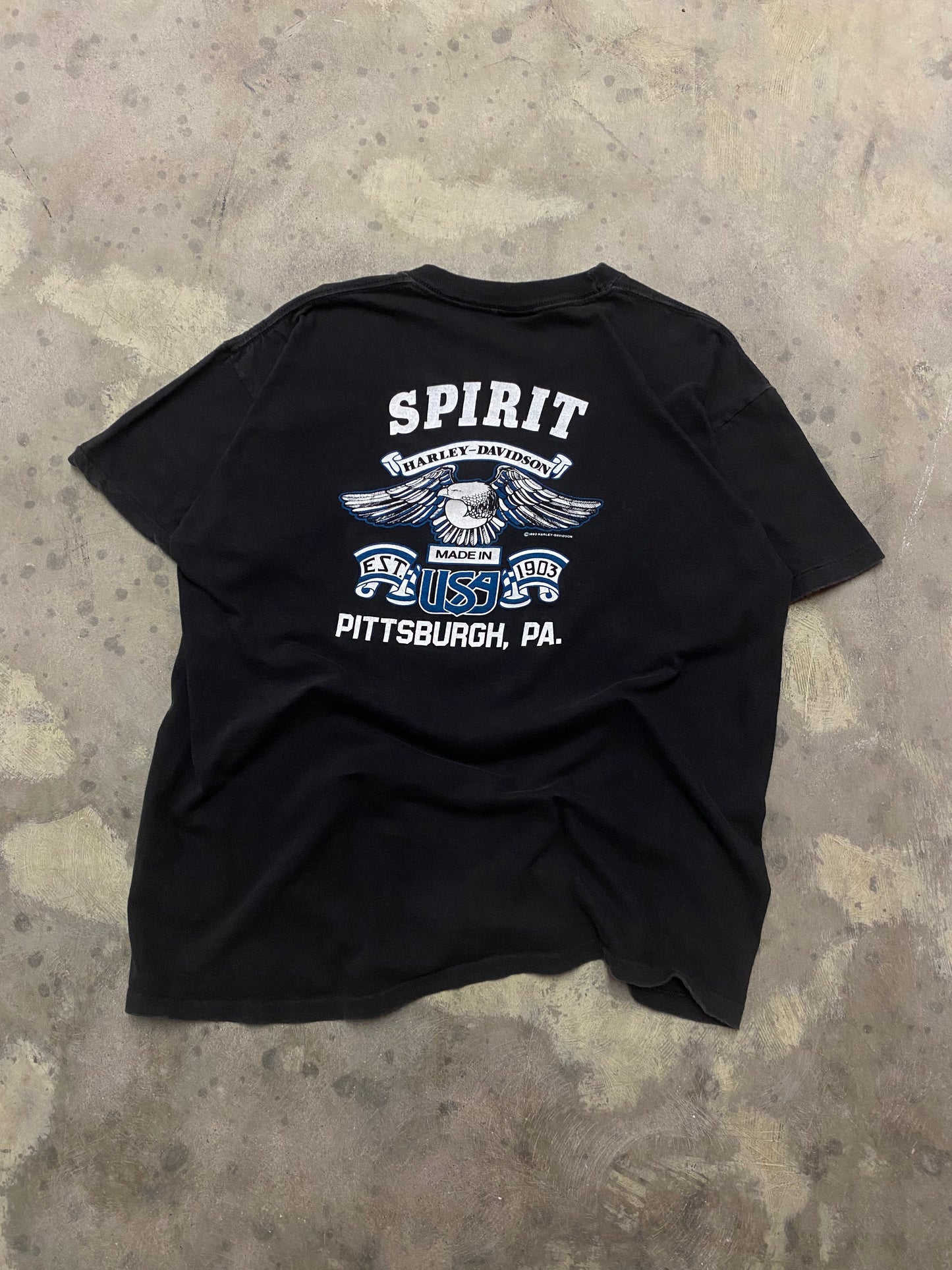 Vintage Harley Davidson The eagle has landed shirt size extra large