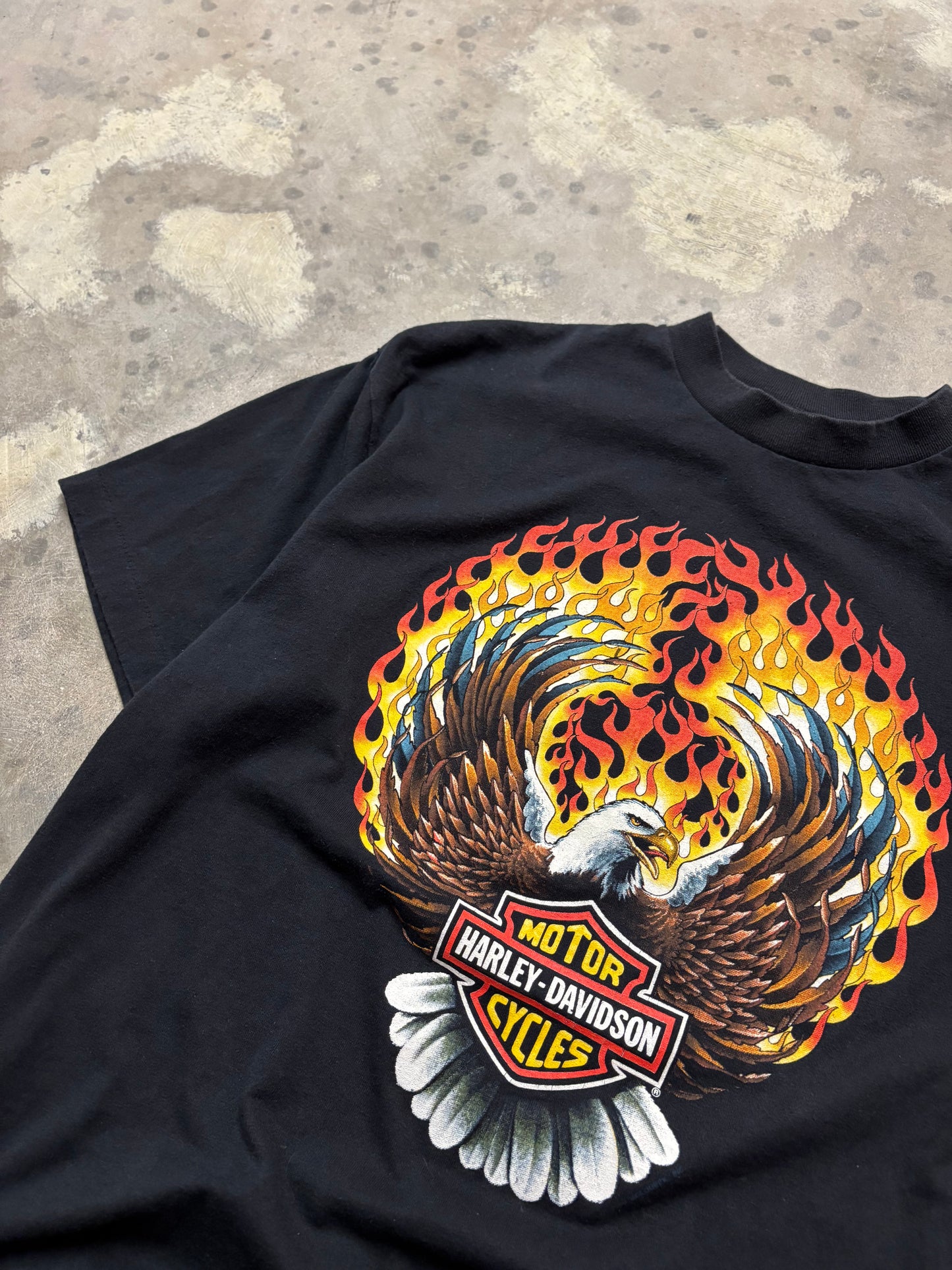 Vintage Harley Davidson Flaming Eagle size extra large shirt