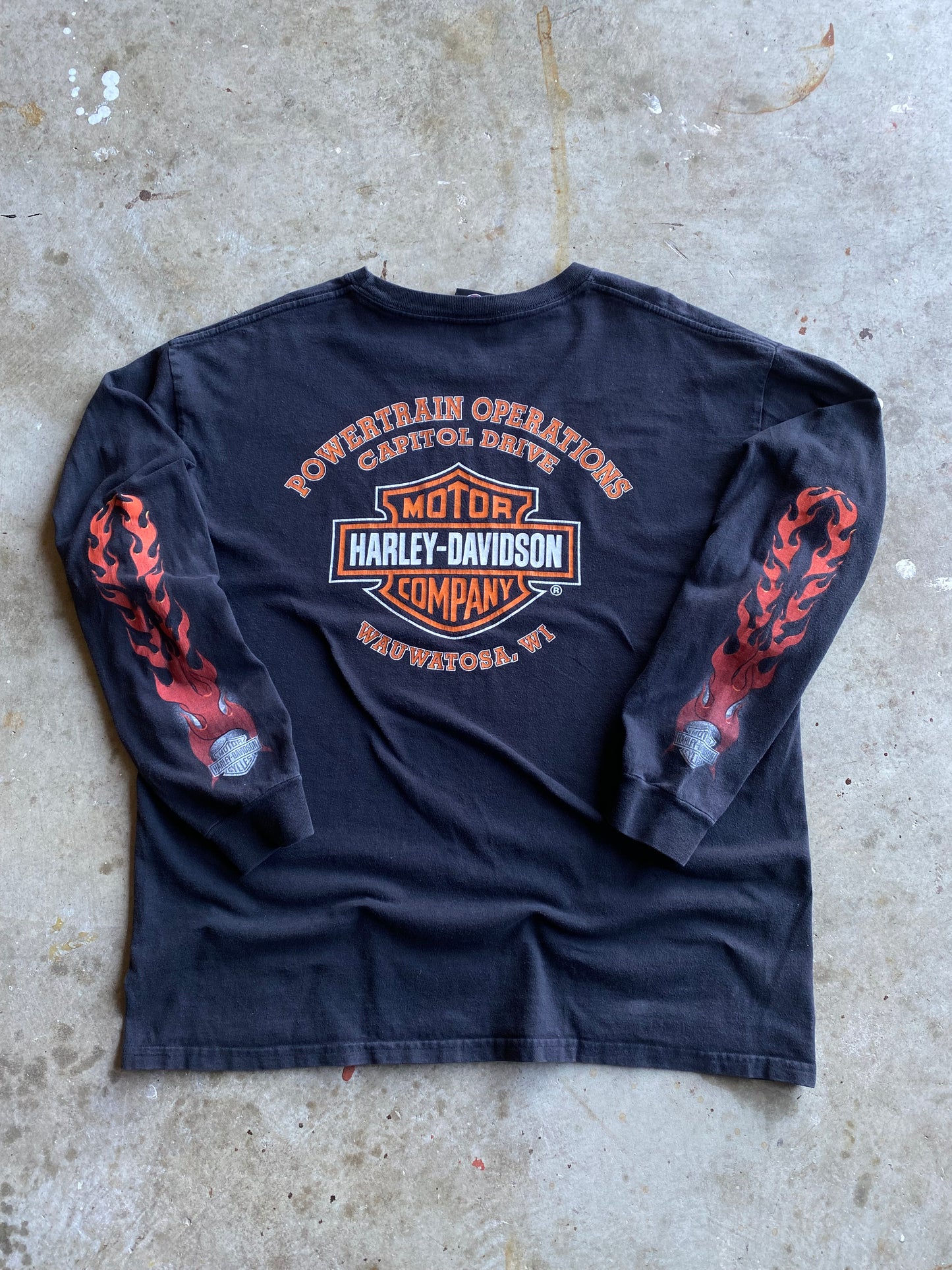 Harley Davidson Factory Tours long sleeve shirt size extra large