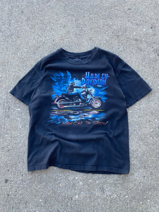 Vintage Harley Davidson Riding out the storm shirt size large