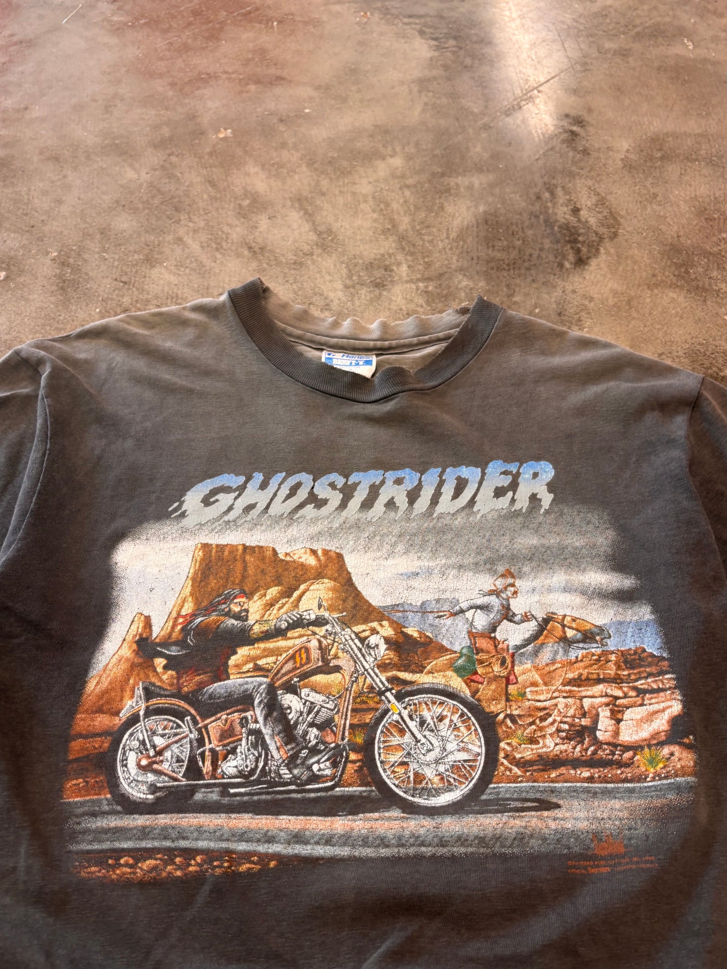 Vintage smoked out 1990 Easyrider shirt size large